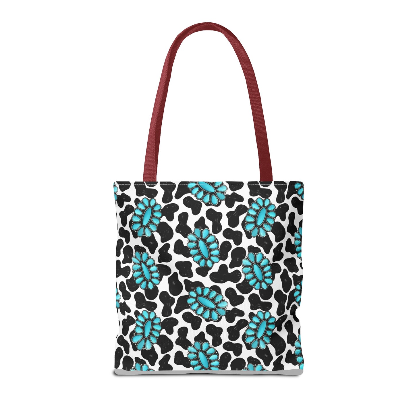 Turquoise Love Tote Bag