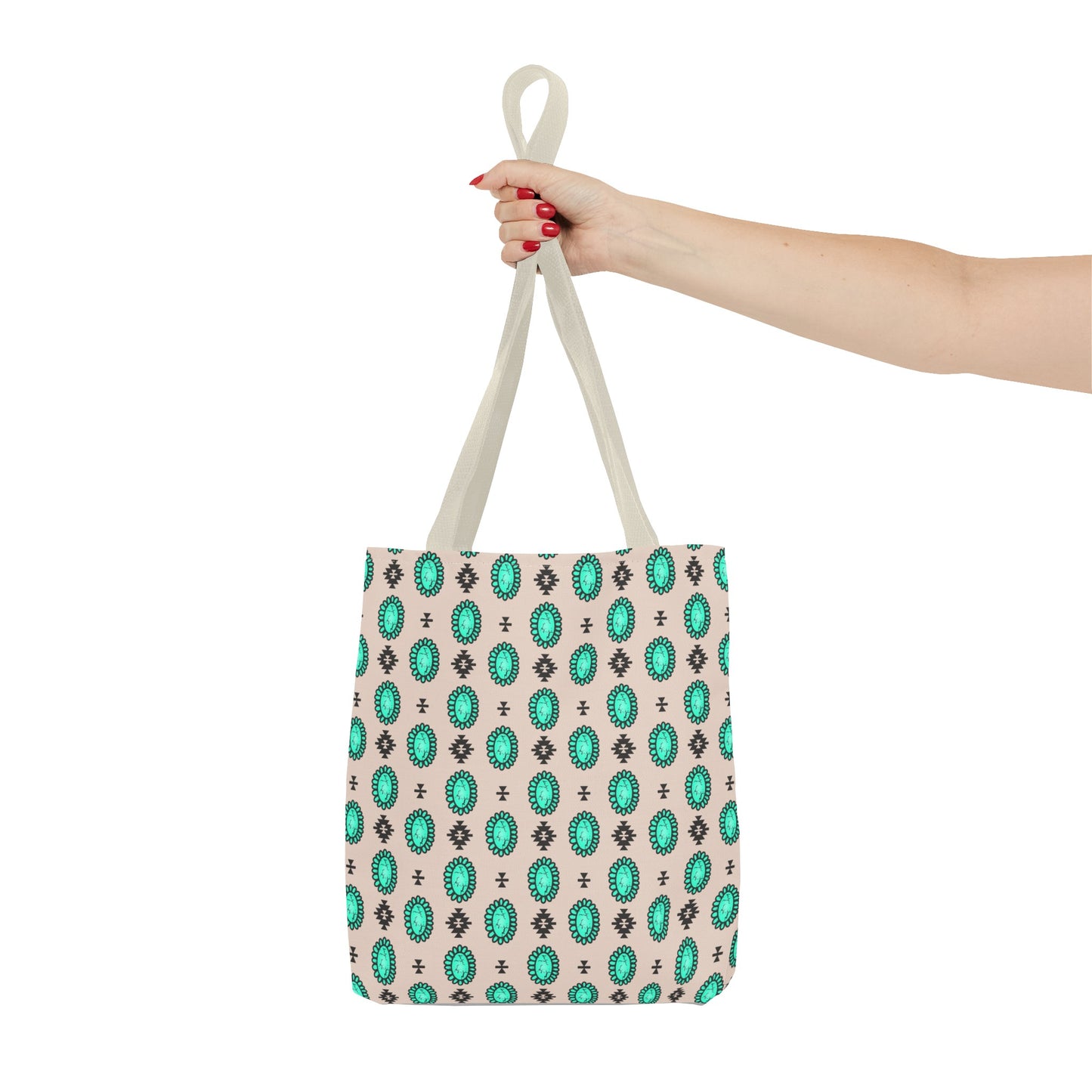 Turquoise Me Down Tote Bag