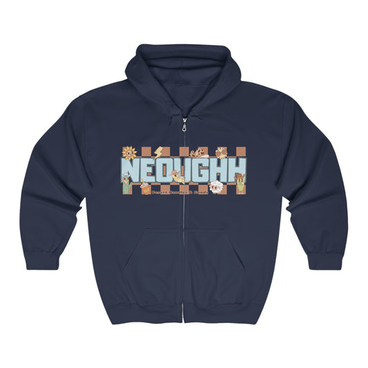 NEOOUUGHHH Unisex Heavy Blend™ Full Zip Hooded Sweatshirt