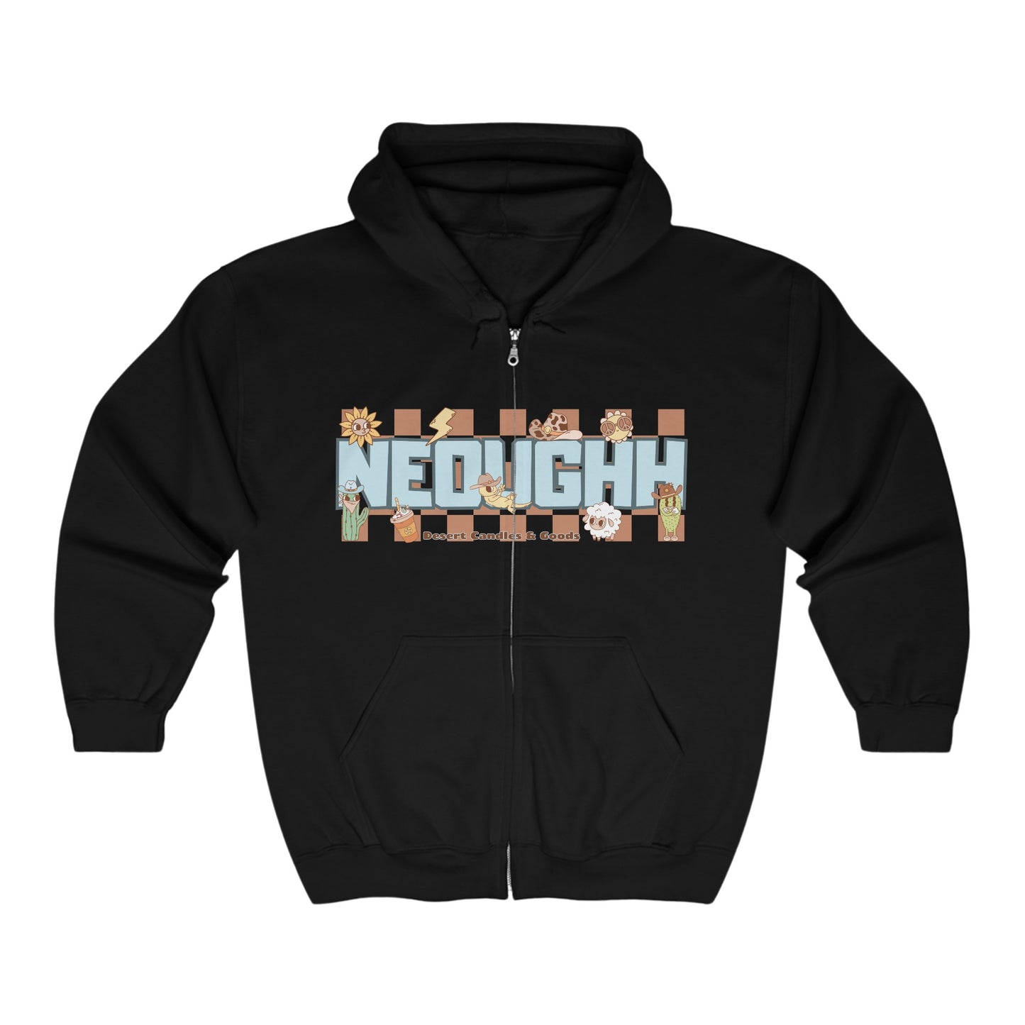 NEOOUUGHHH Unisex Heavy Blend™ Full Zip Hooded Sweatshirt