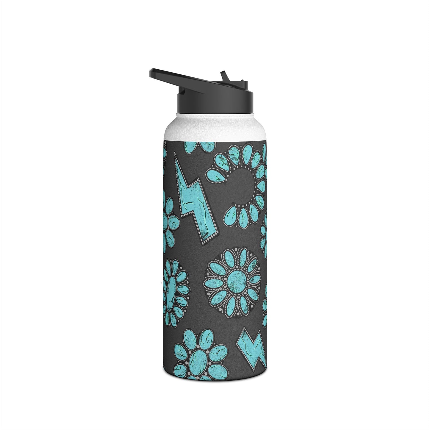 Turquoise Junkie Stainless Steel Water Bottle