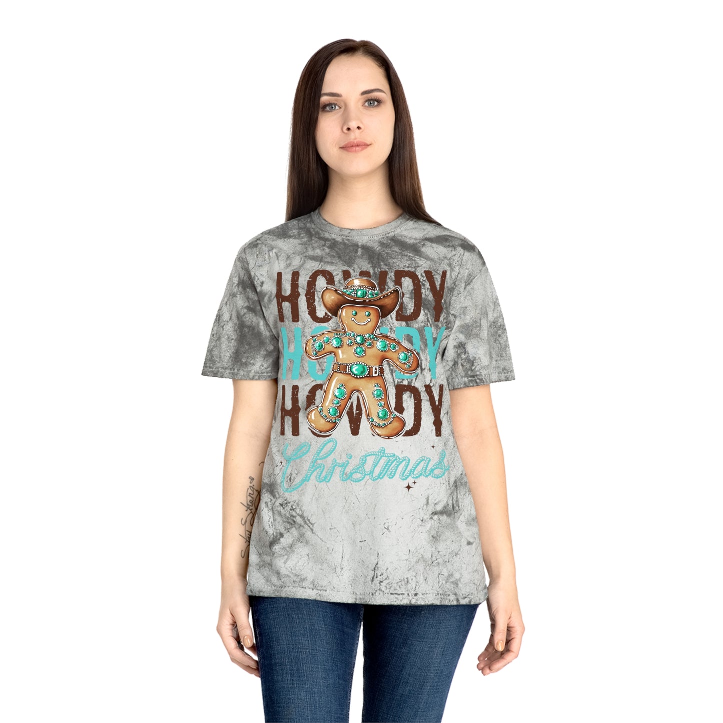 Unisex Color Blast T-Shirt Gingerbread