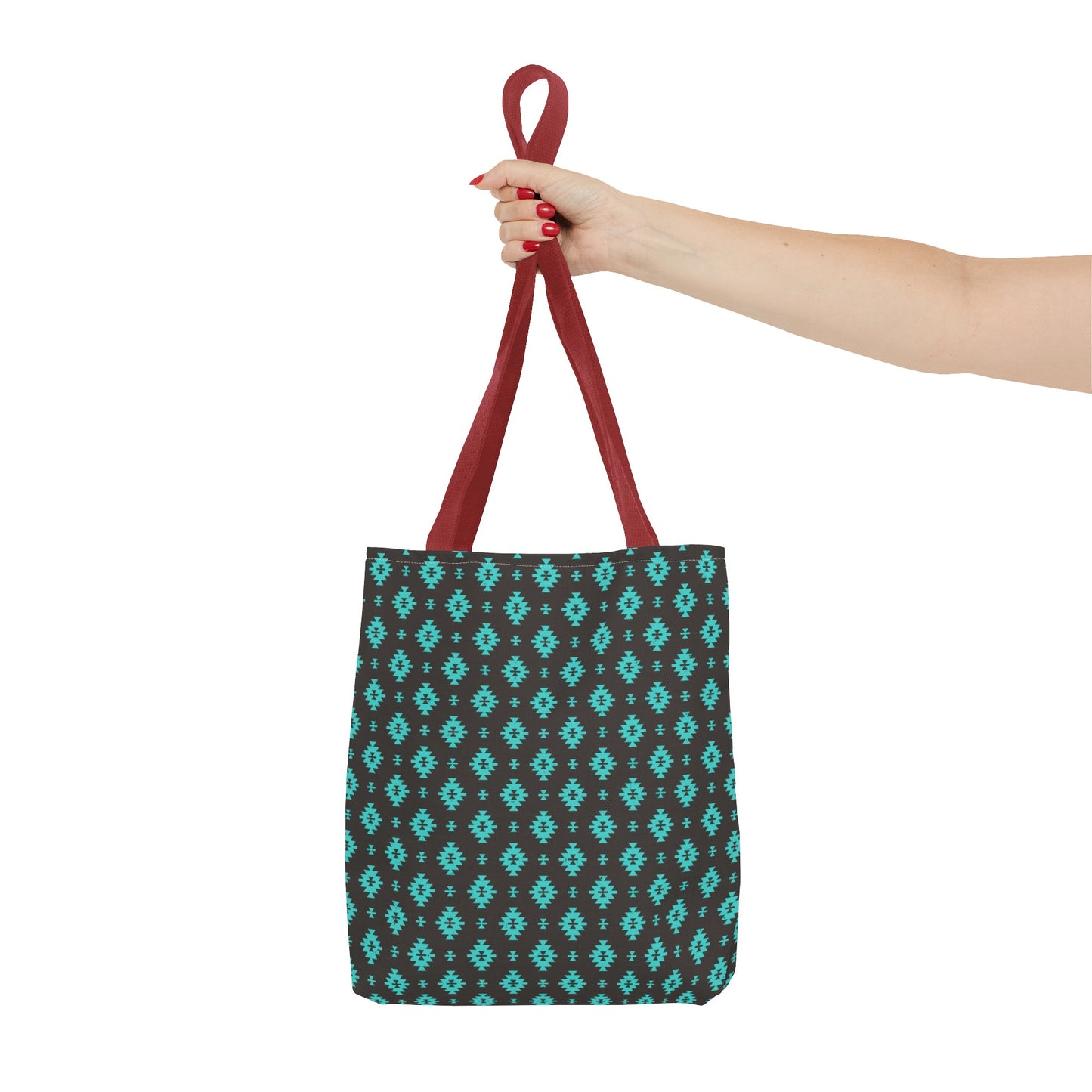 Turquoise Design Tote Bag