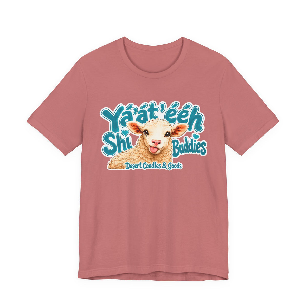 Ya'at'éeh Shi Buddies Tee — Cute Desert Lamb Graphic T-Shirt