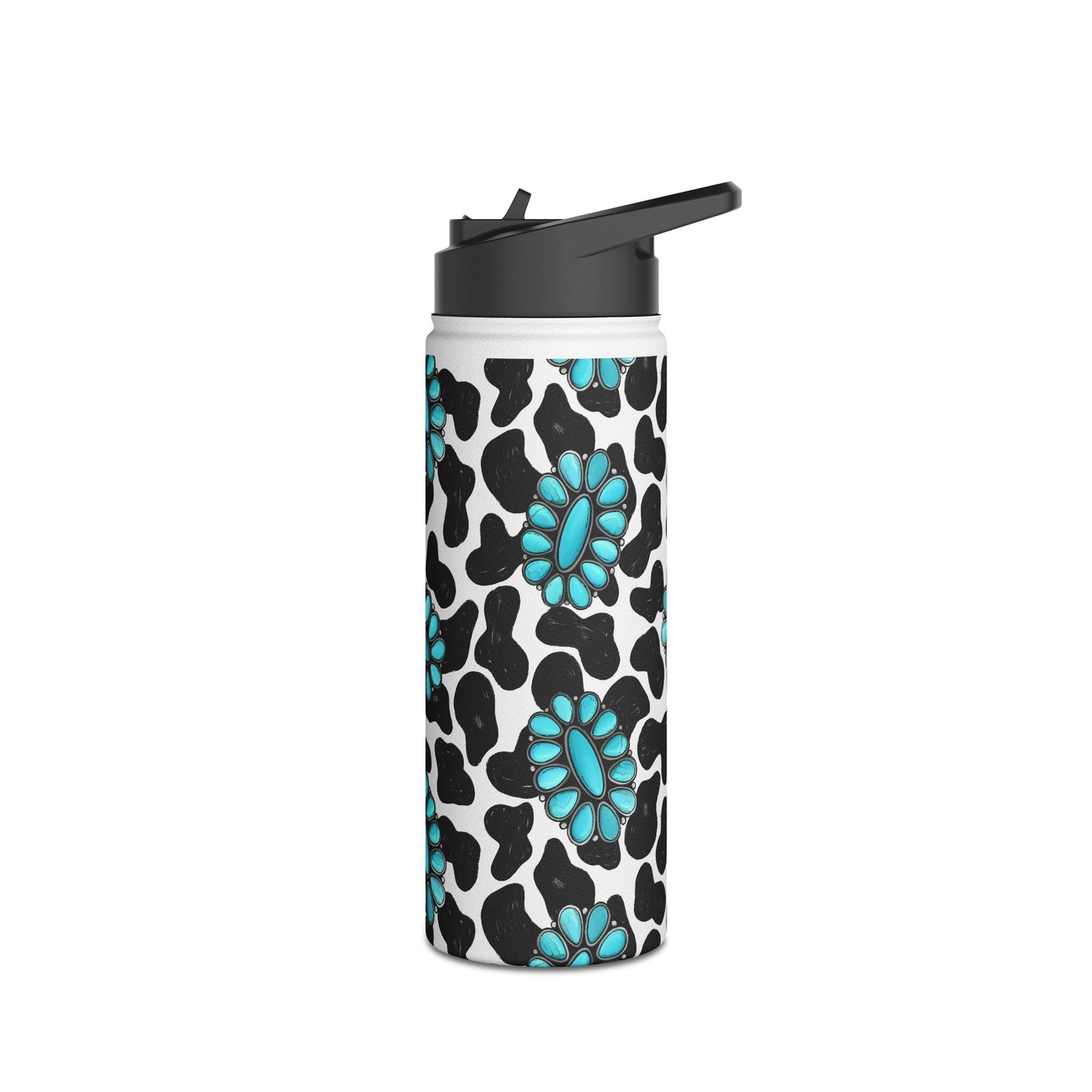 Turquoise love Stainless Steel Water Bottle