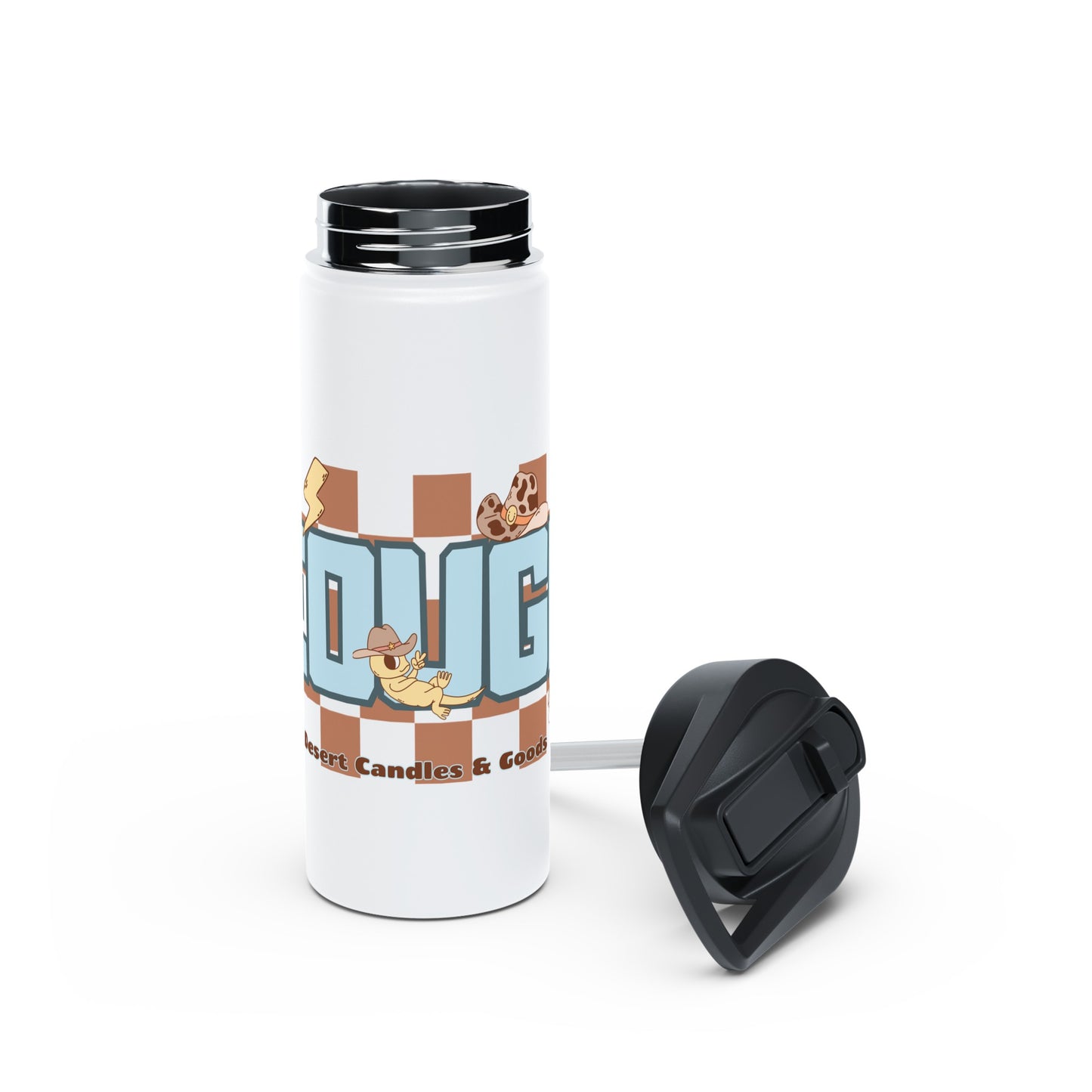 NEEOOUGGHH Stainless Steel Water Bottle, Standard Lid