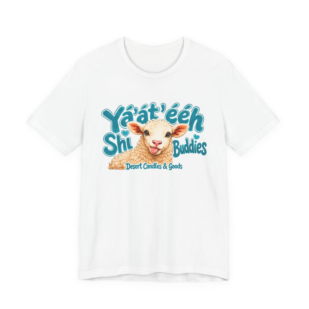 Ya'at'éeh Shi Buddies Tee — Cute Desert Lamb Graphic T-Shirt