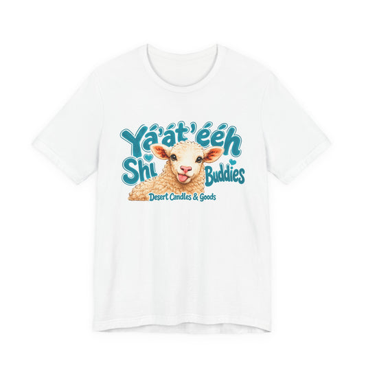 Ya'at'éeh Shi Buddies Tee — Cute Desert Lamb Graphic T-Shirt