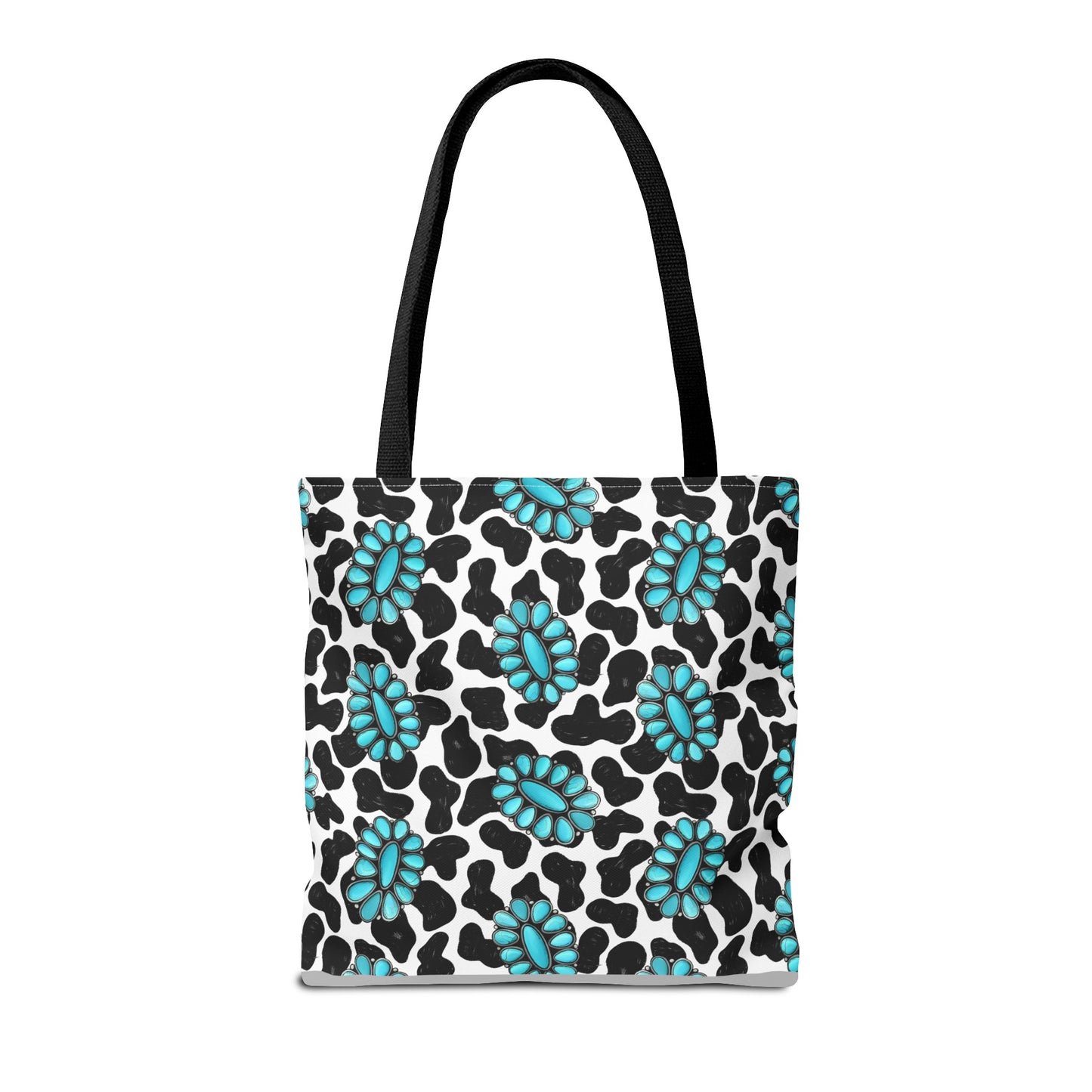 Turquoise Love Tote Bag