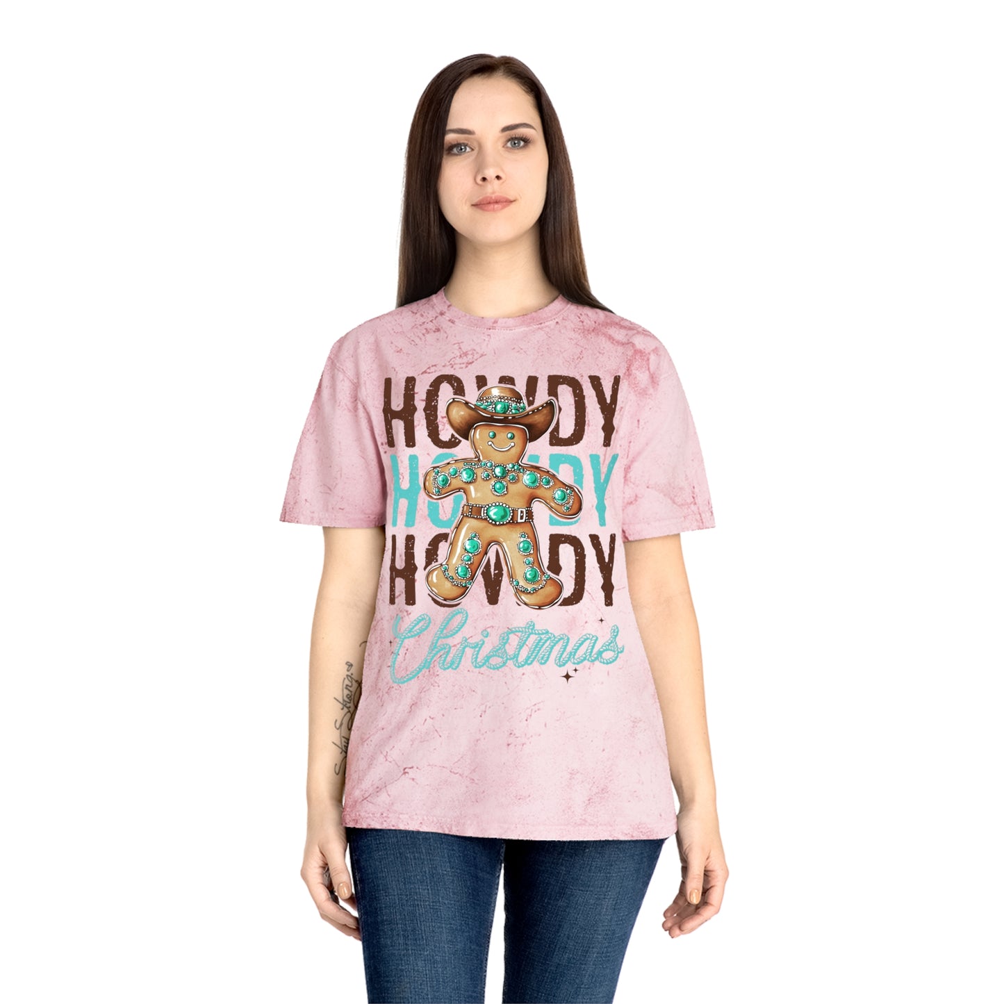 Unisex Color Blast T-Shirt Gingerbread