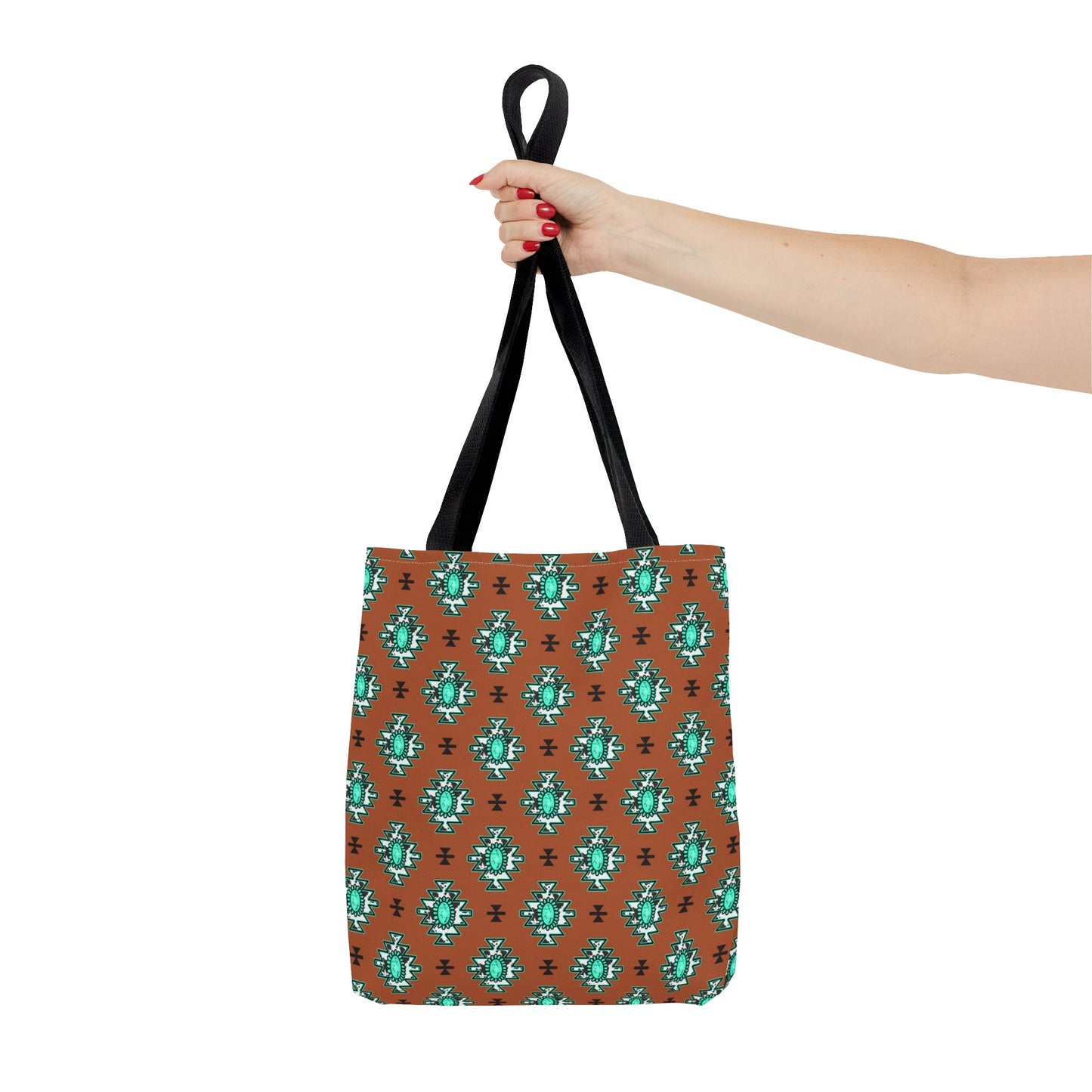 Brownie Turquoise Love Tote Bag