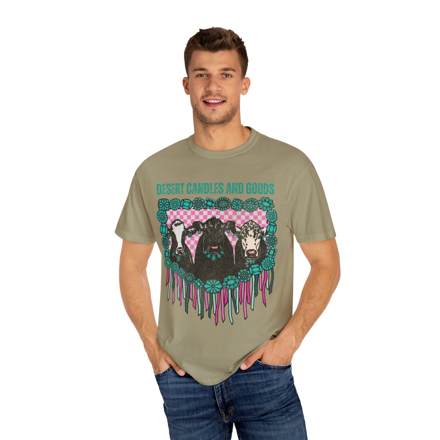Cow Unisex Garment-Dyed T-shirt