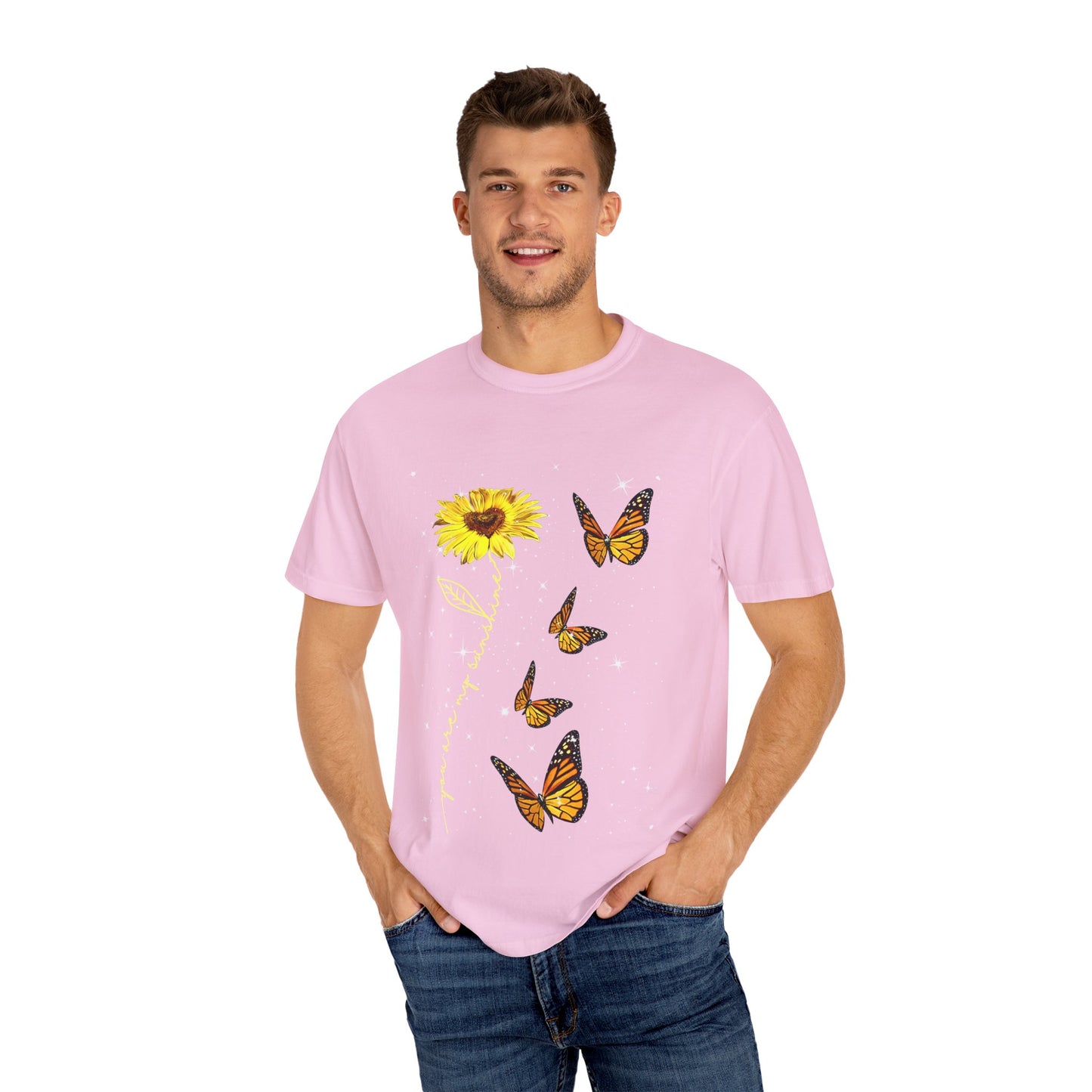 Sunflower and butterflies Tee