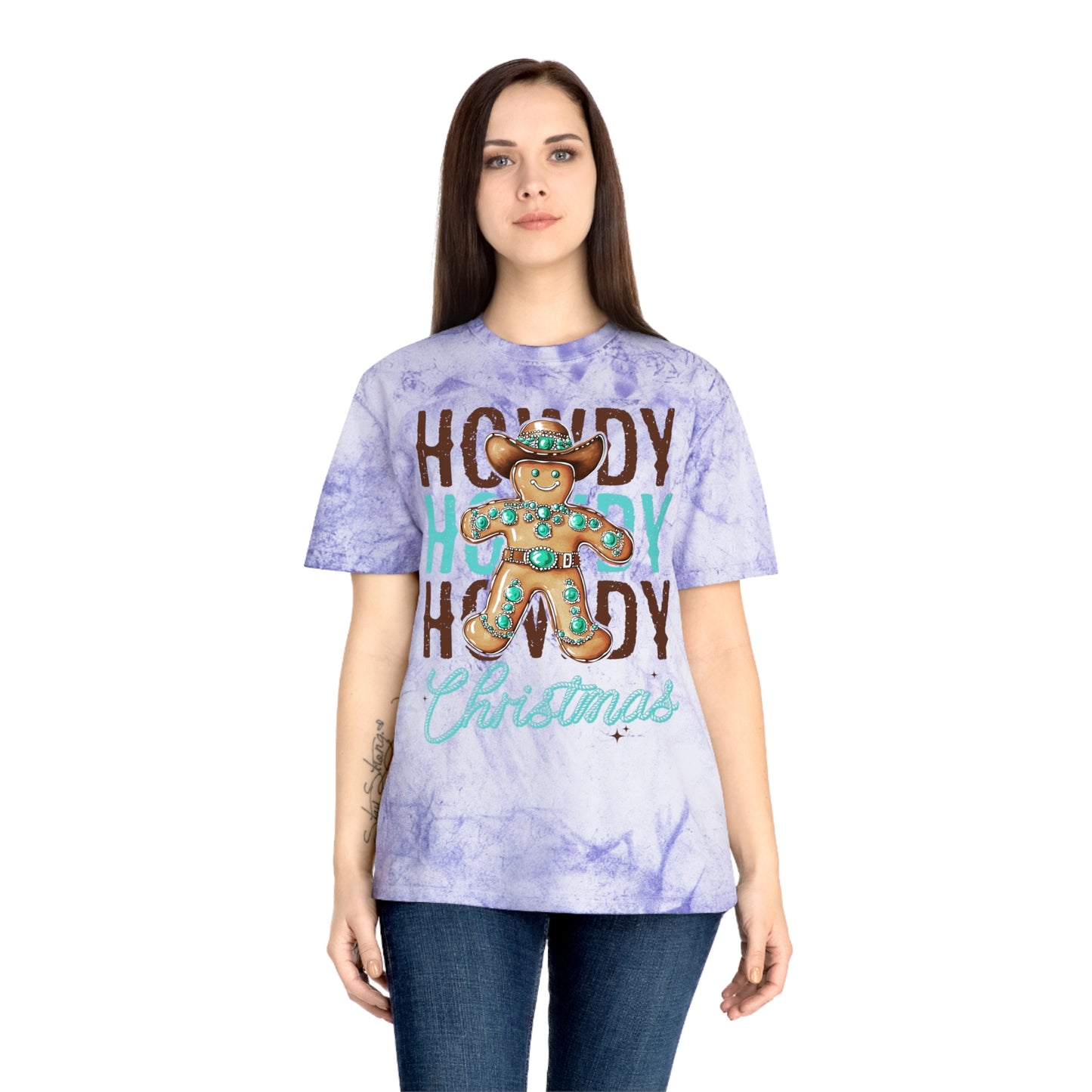 Unisex Color Blast T-Shirt Gingerbread