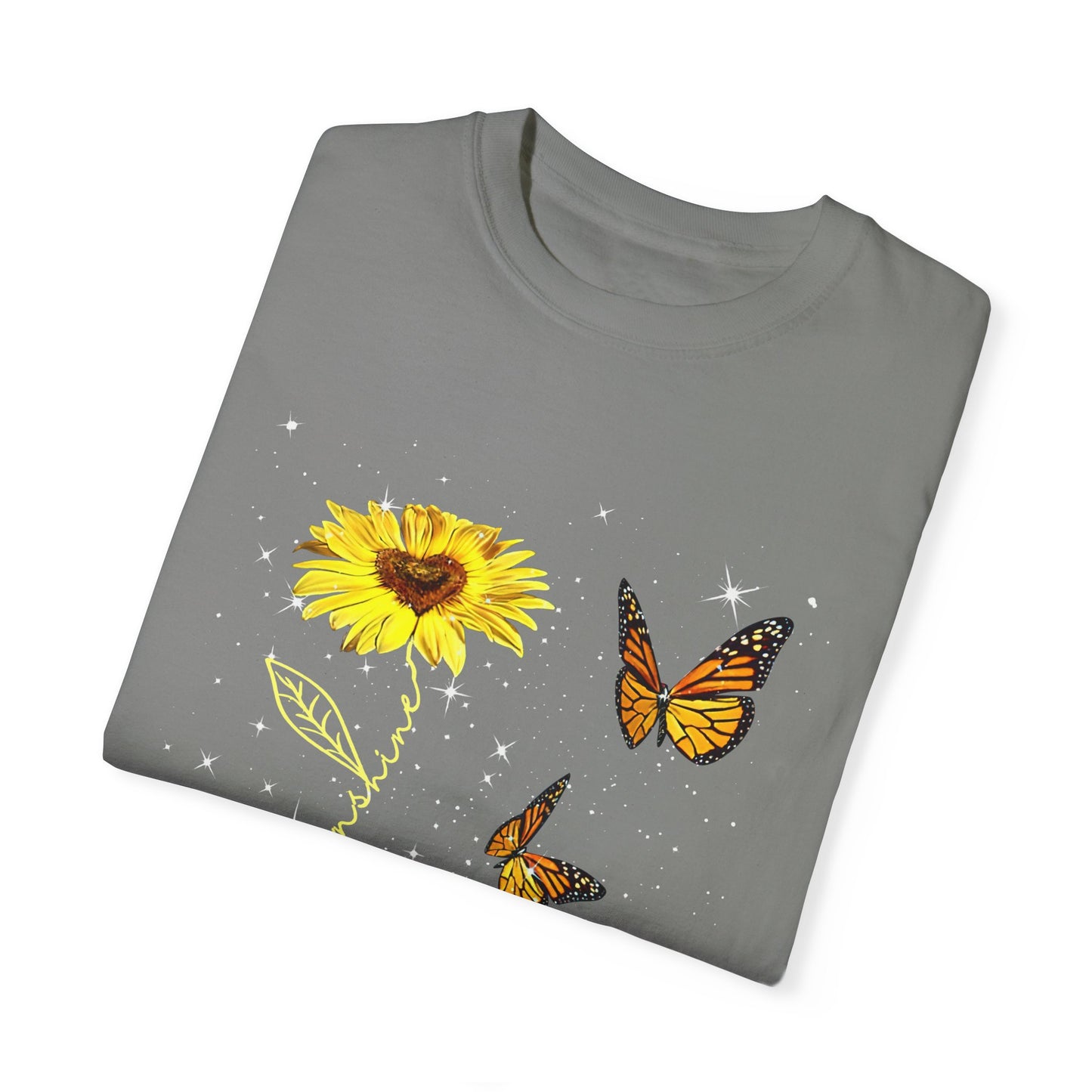 Sunflower and butterflies Tee