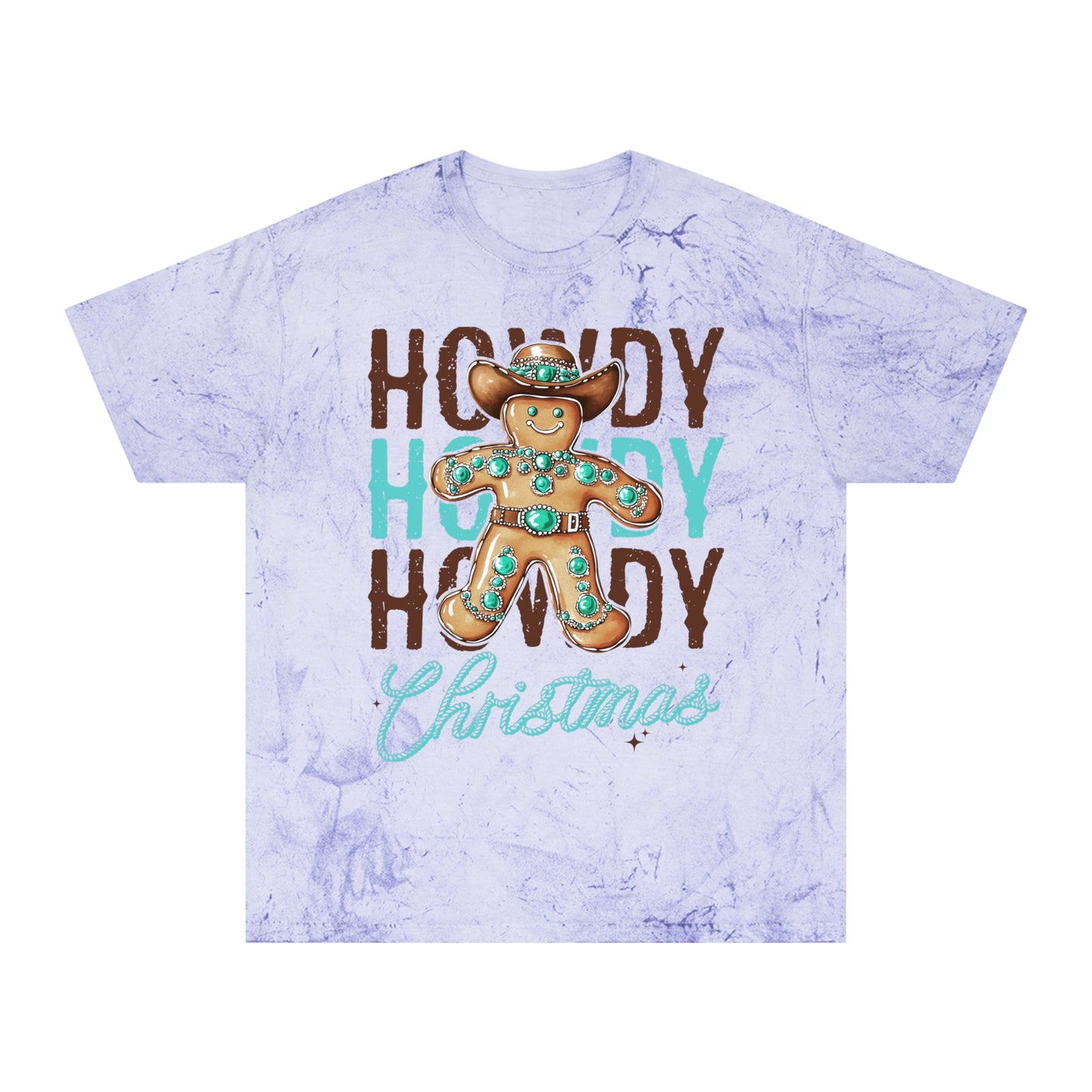 Unisex Color Blast T-Shirt Gingerbread