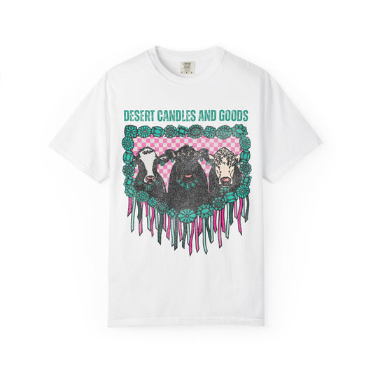 Cow Unisex Garment-Dyed T-shirt