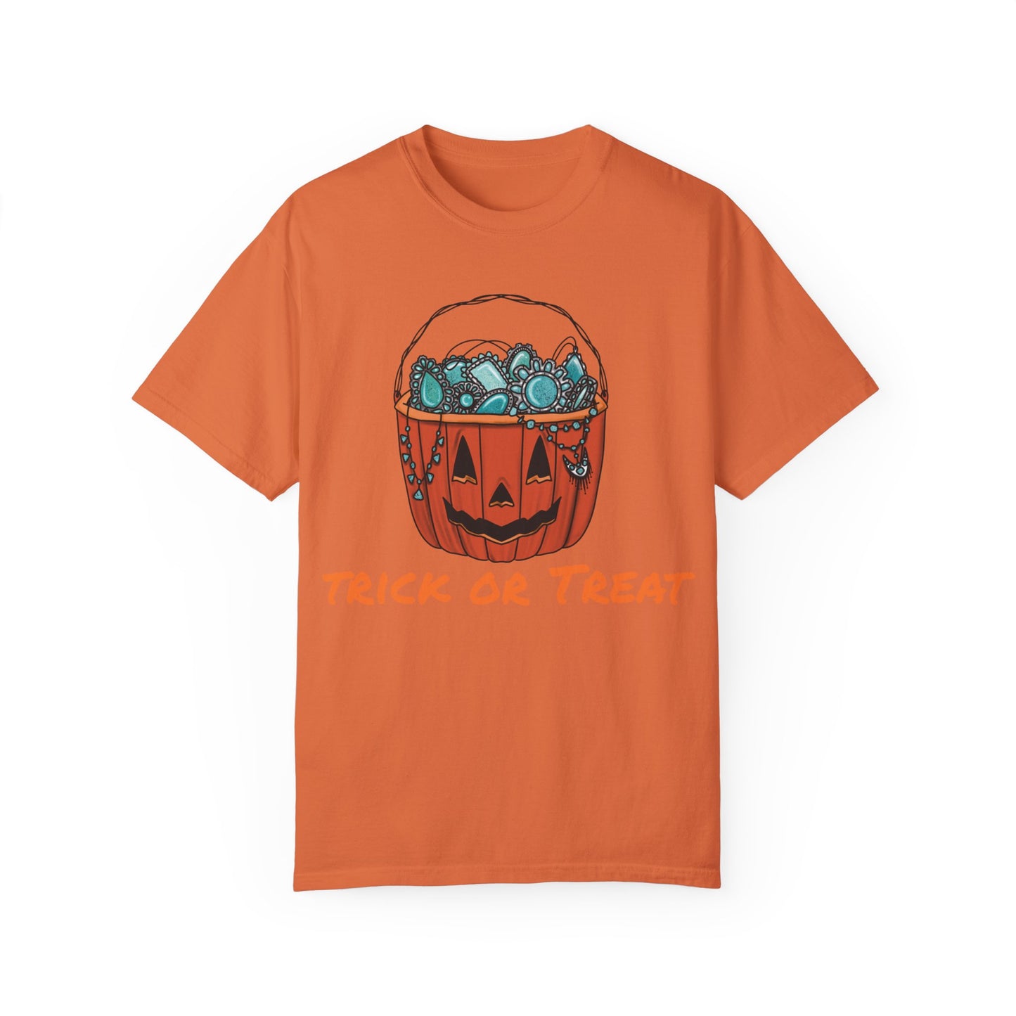 Unisex Garment-Dyed T-shirt Pumpkin