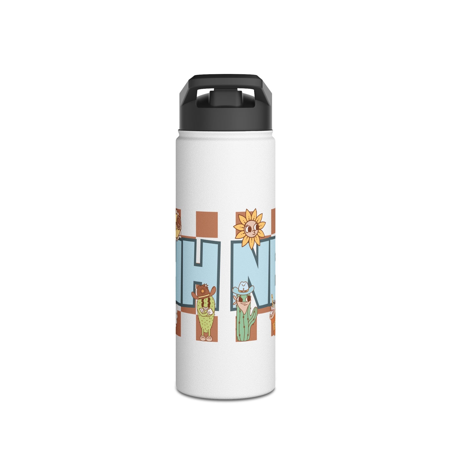 NEEOOUGGHH Stainless Steel Water Bottle, Standard Lid