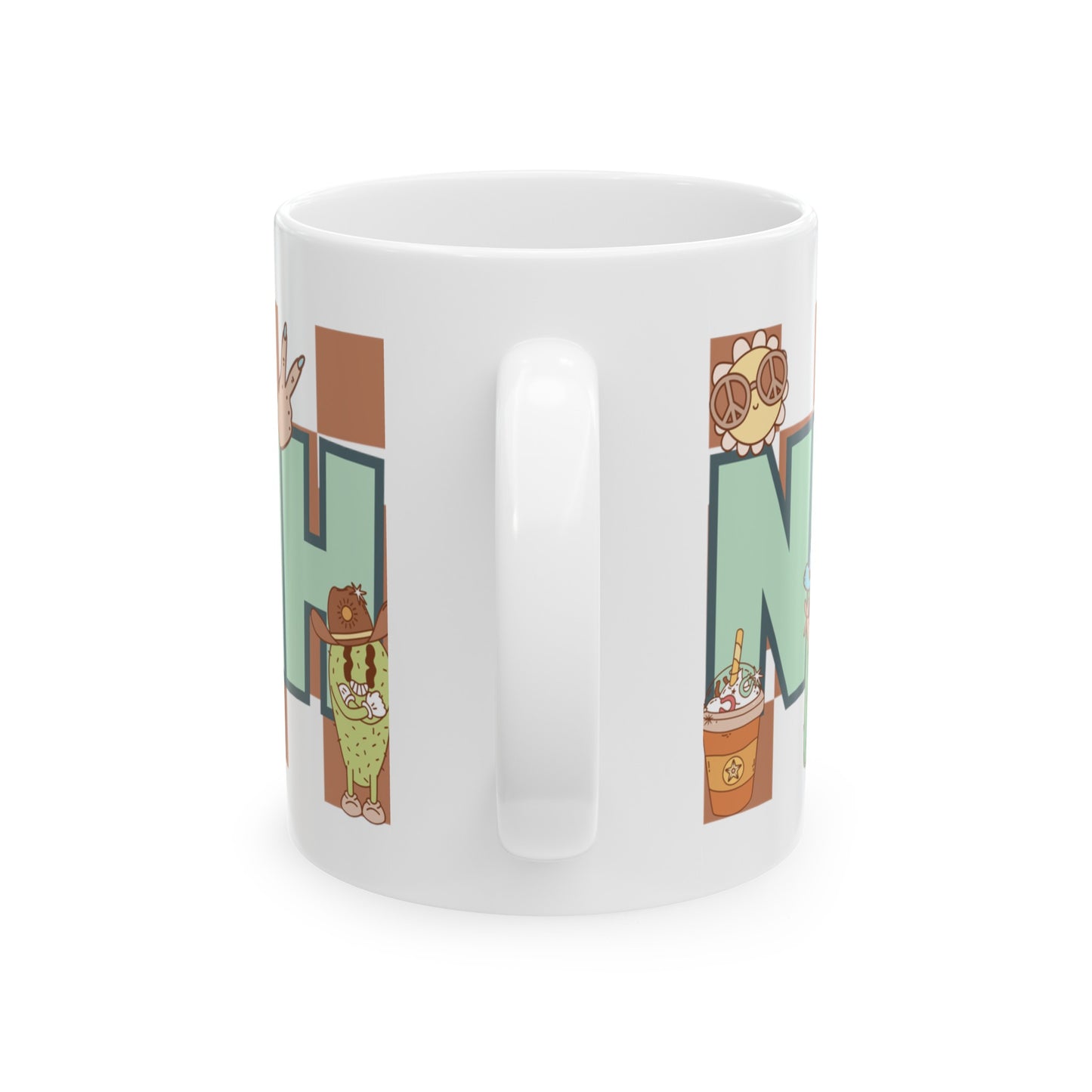 NEEOOUUGHHH Ceramic Mug, 11oz