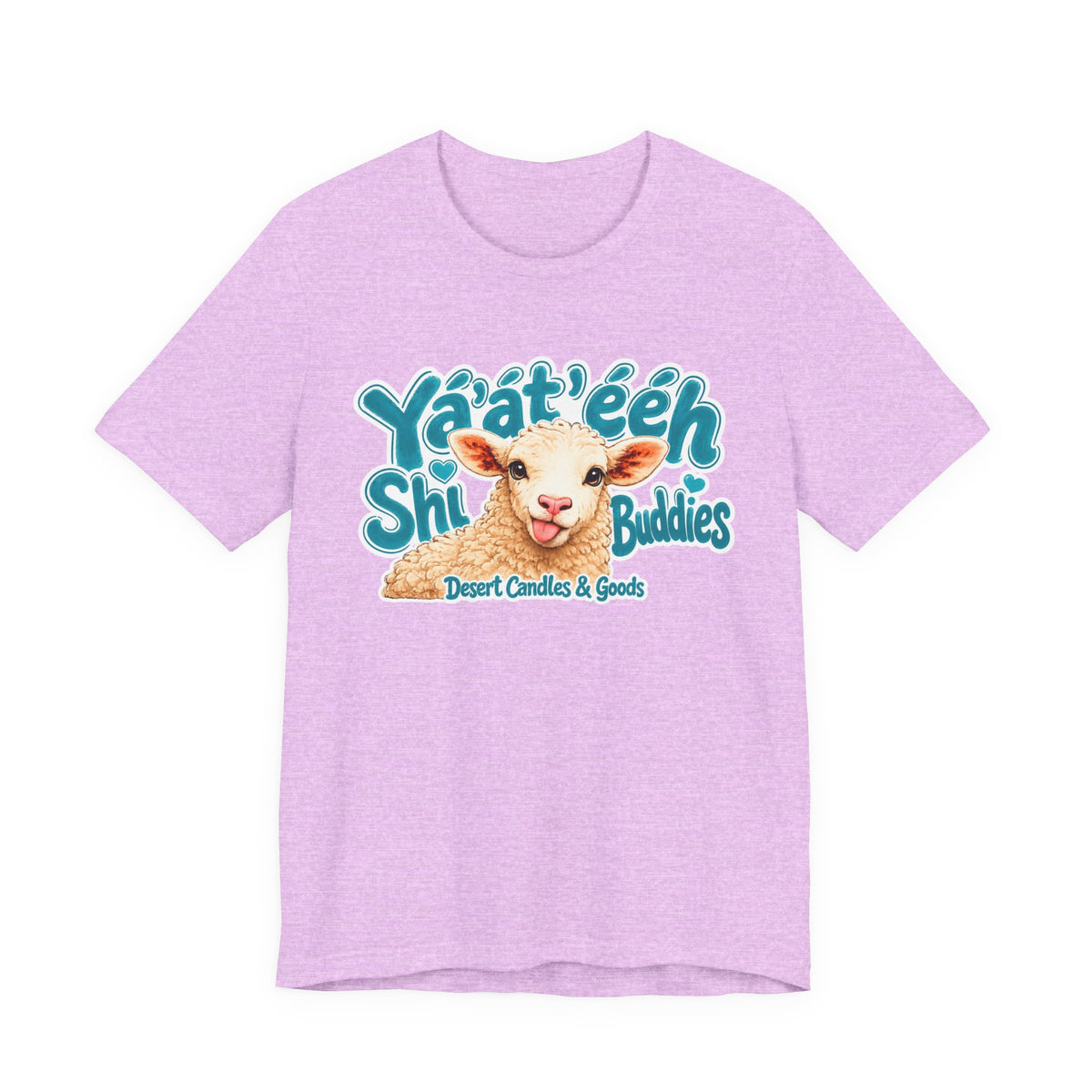 Ya'at'éeh Shi Buddies Tee — Cute Desert Lamb Graphic T-Shirt