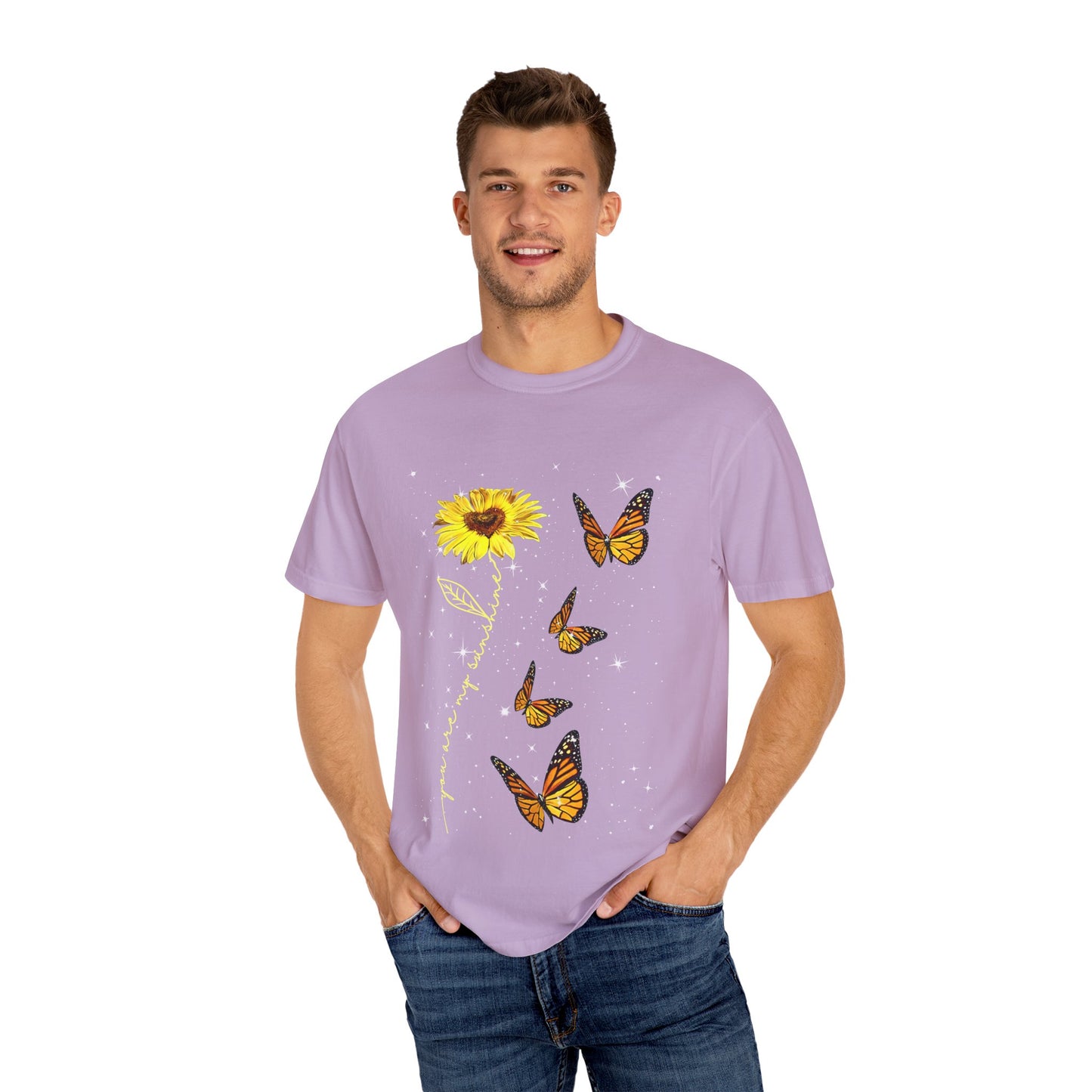 Sunflower and butterflies Tee