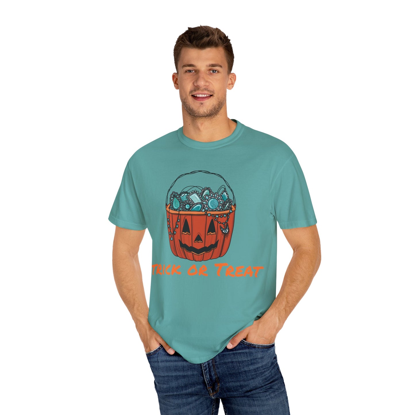 Unisex Garment-Dyed T-shirt Pumpkin