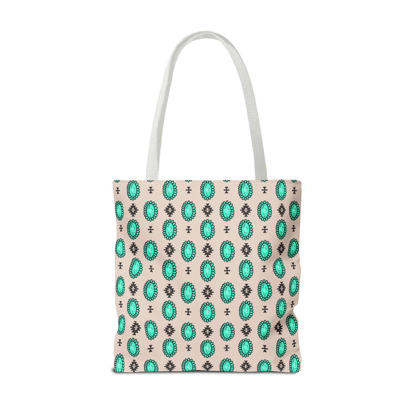 Turquoise Me Down Tote Bag