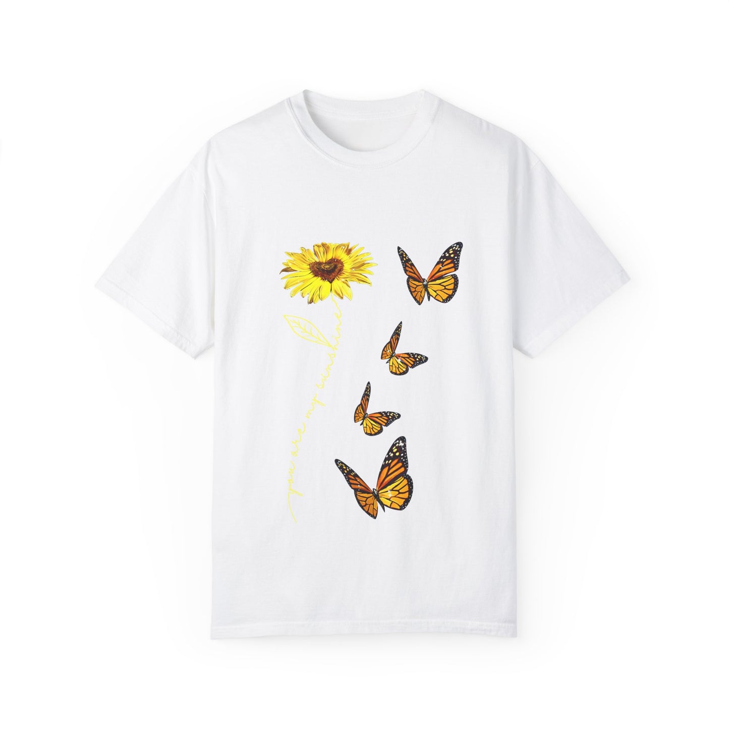 Sunflower and butterflies Tee