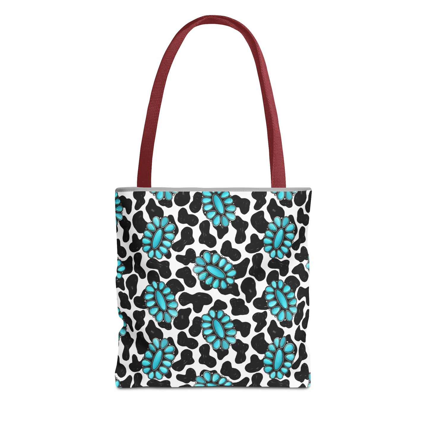 Turquoise Love Tote Bag