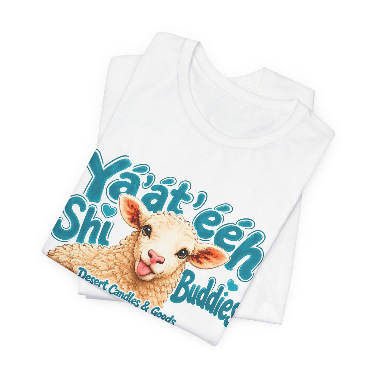 Ya'at'éeh Shi Buddies Tee — Cute Desert Lamb Graphic T-Shirt