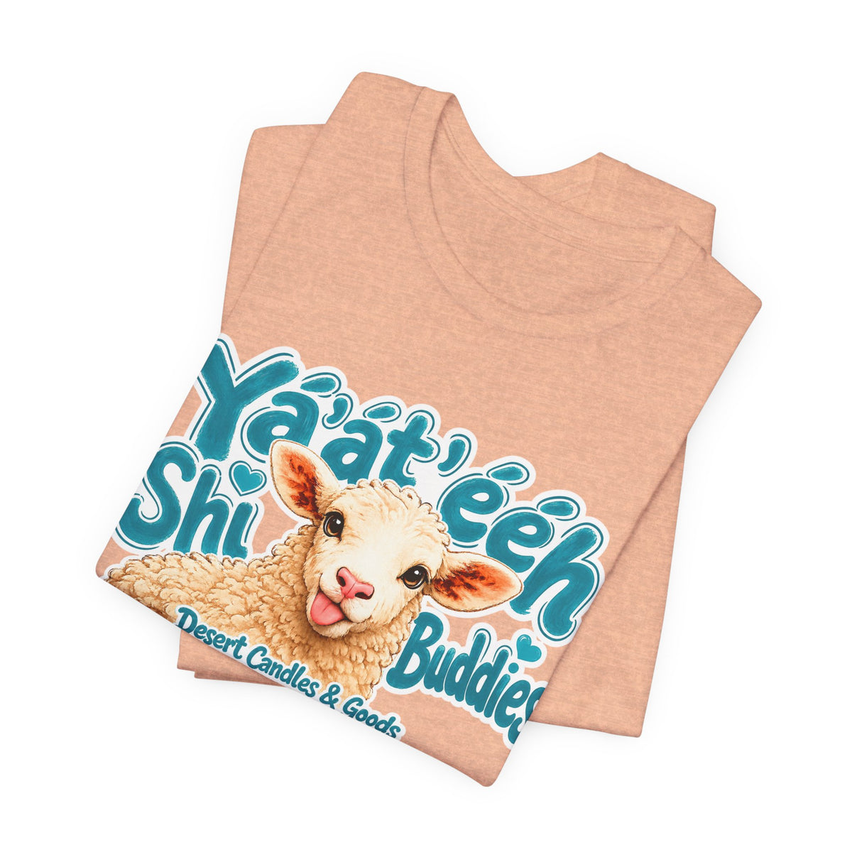 Ya'at'éeh Shi Buddies Tee — Cute Desert Lamb Graphic T-Shirt