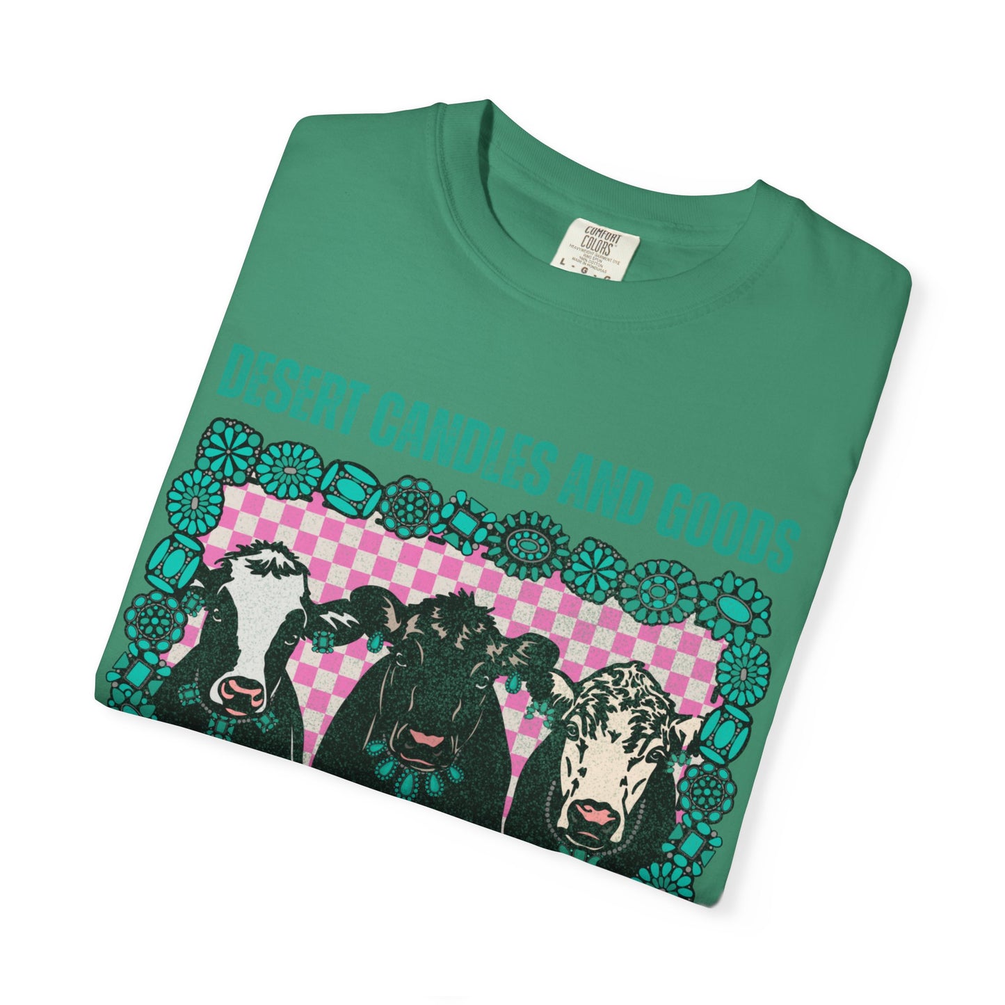 Cow Unisex Garment-Dyed T-shirt