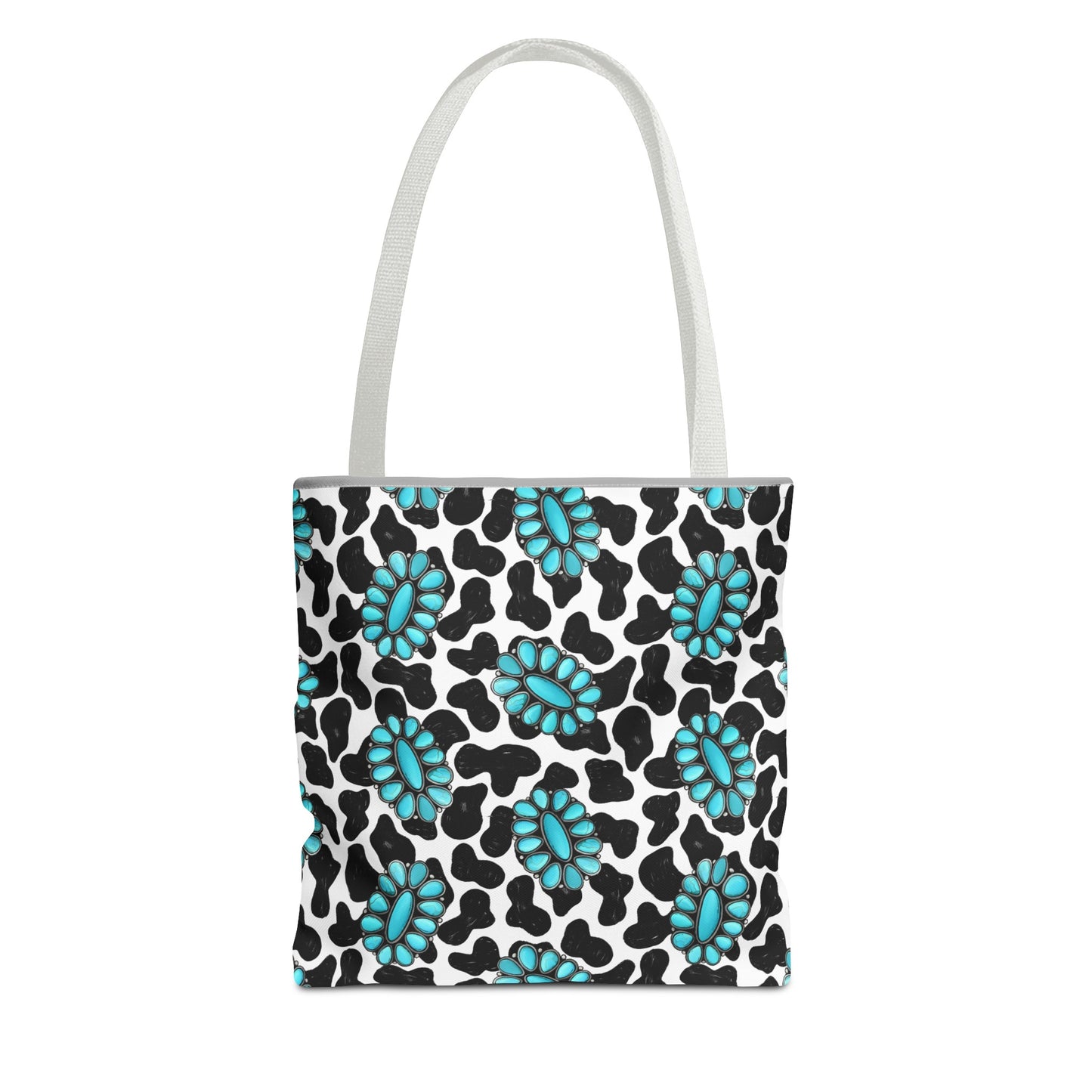 Turquoise Love Tote Bag