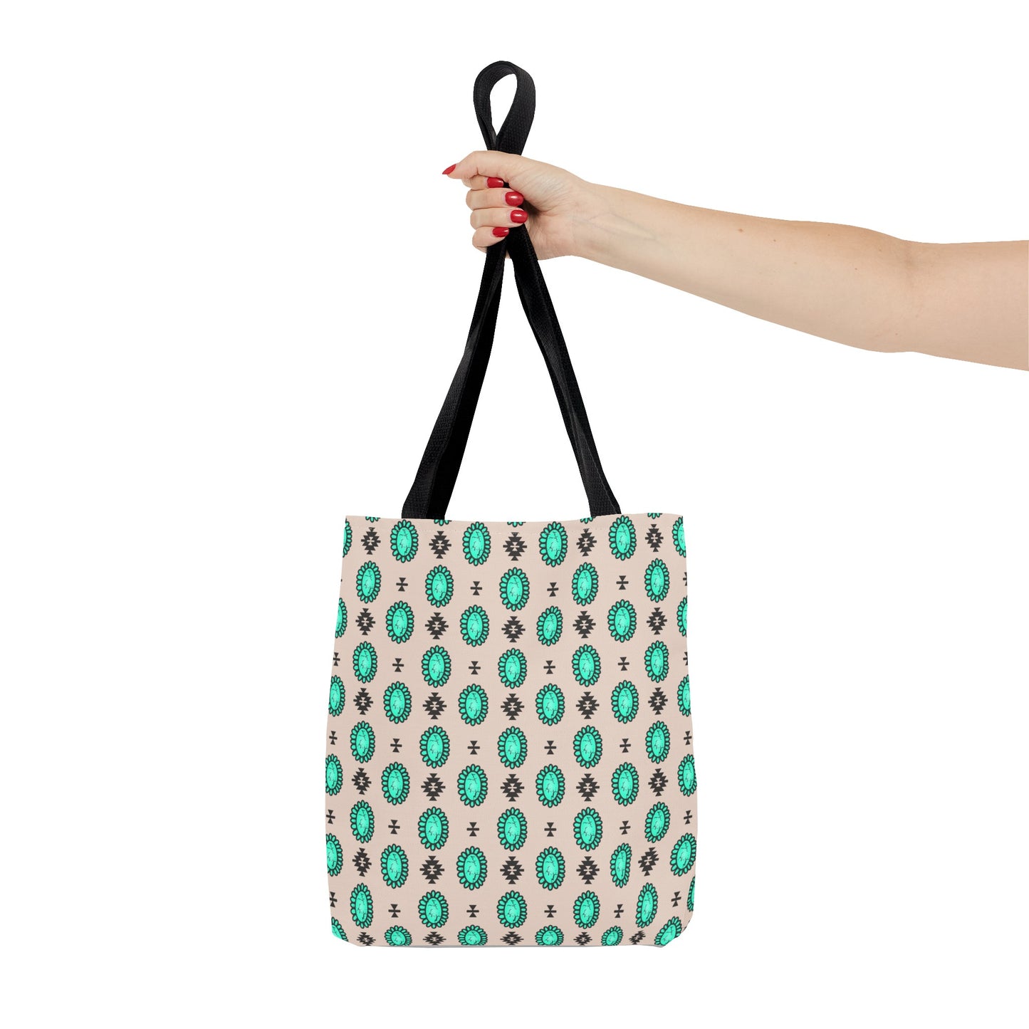 Turquoise Me Down Tote Bag