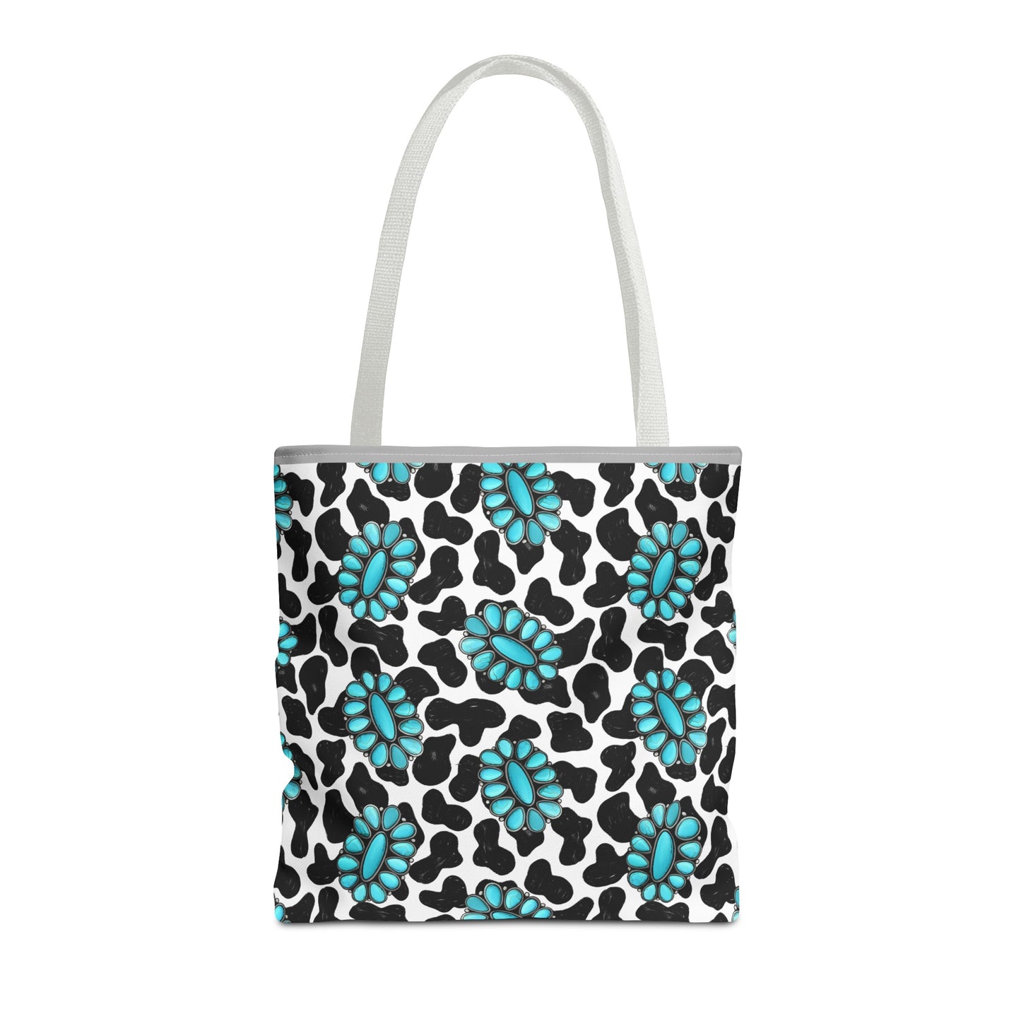 Turquoise Love Tote Bag