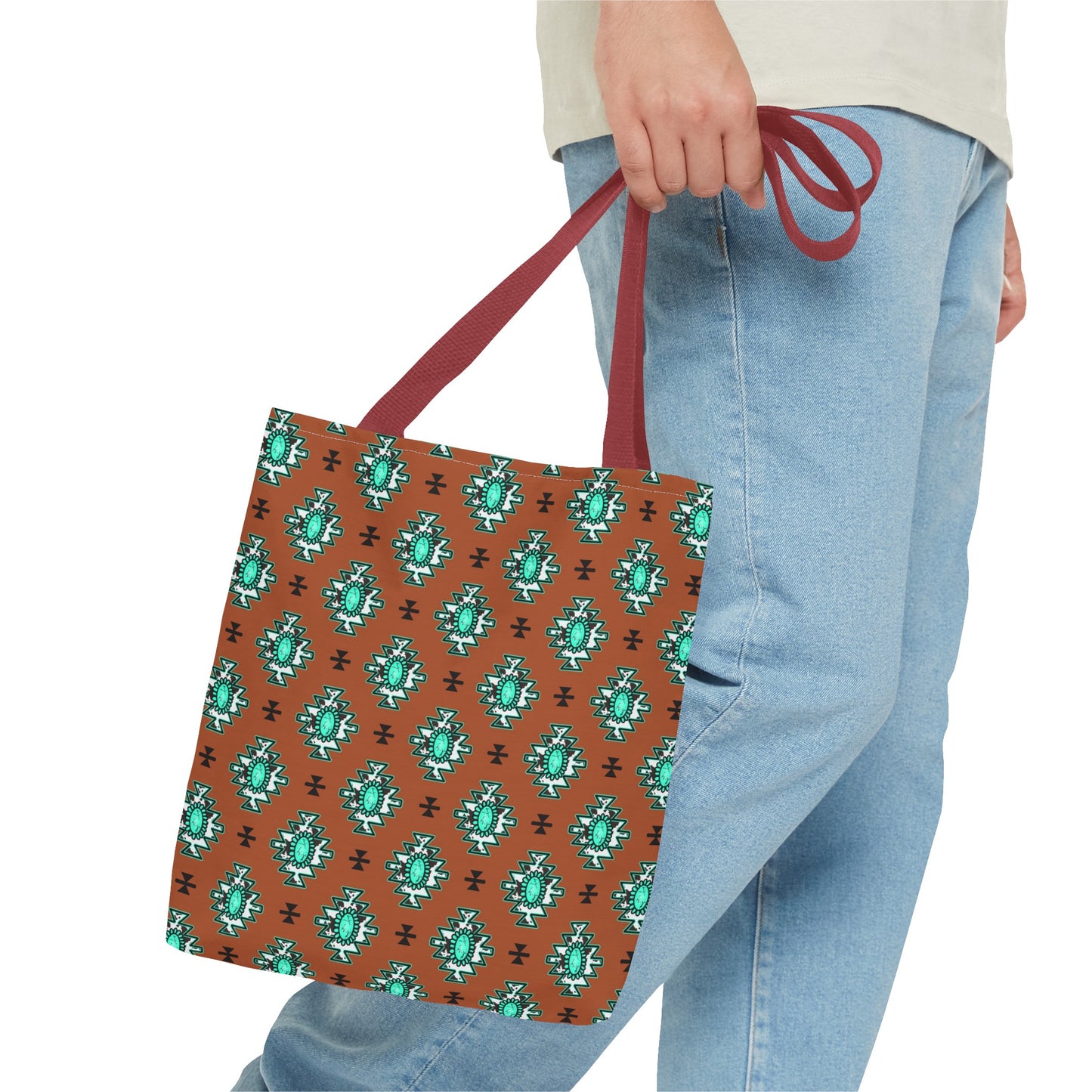 Brownie Turquoise Love Tote Bag