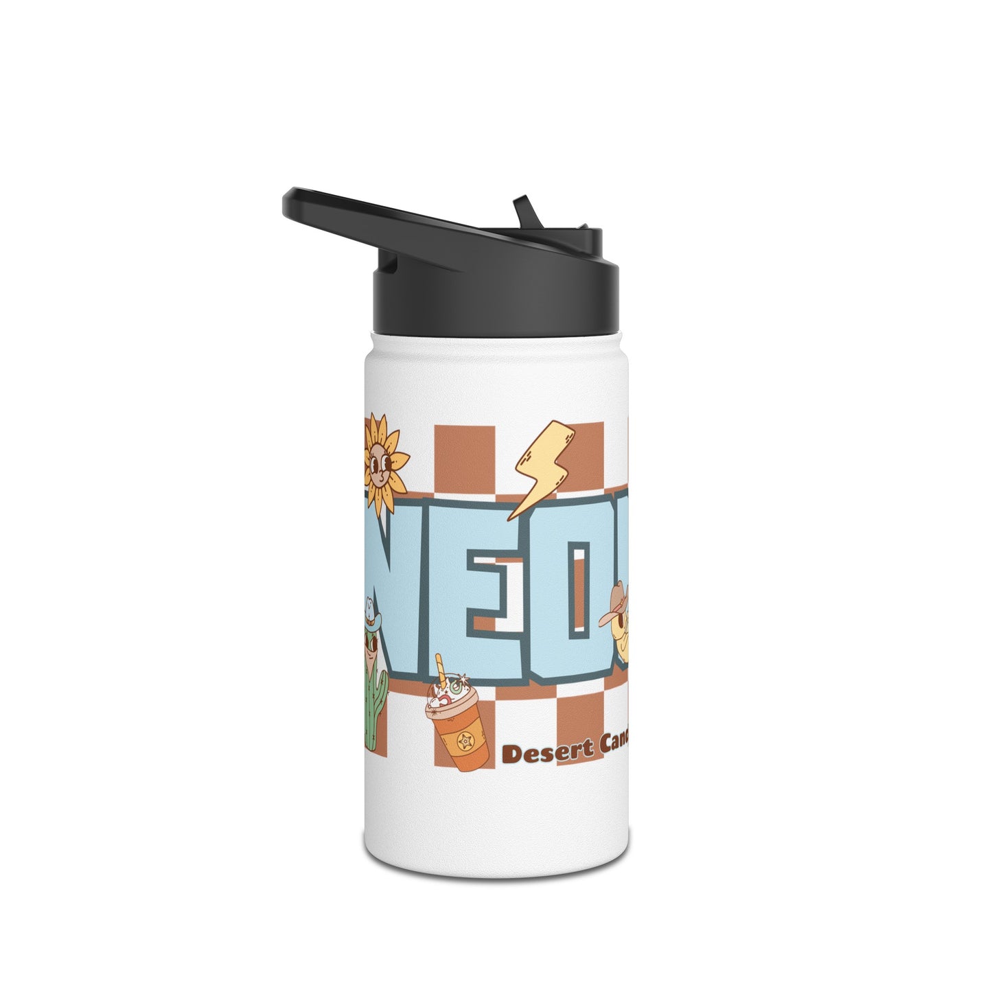 NEEOOUGGHH Stainless Steel Water Bottle, Standard Lid