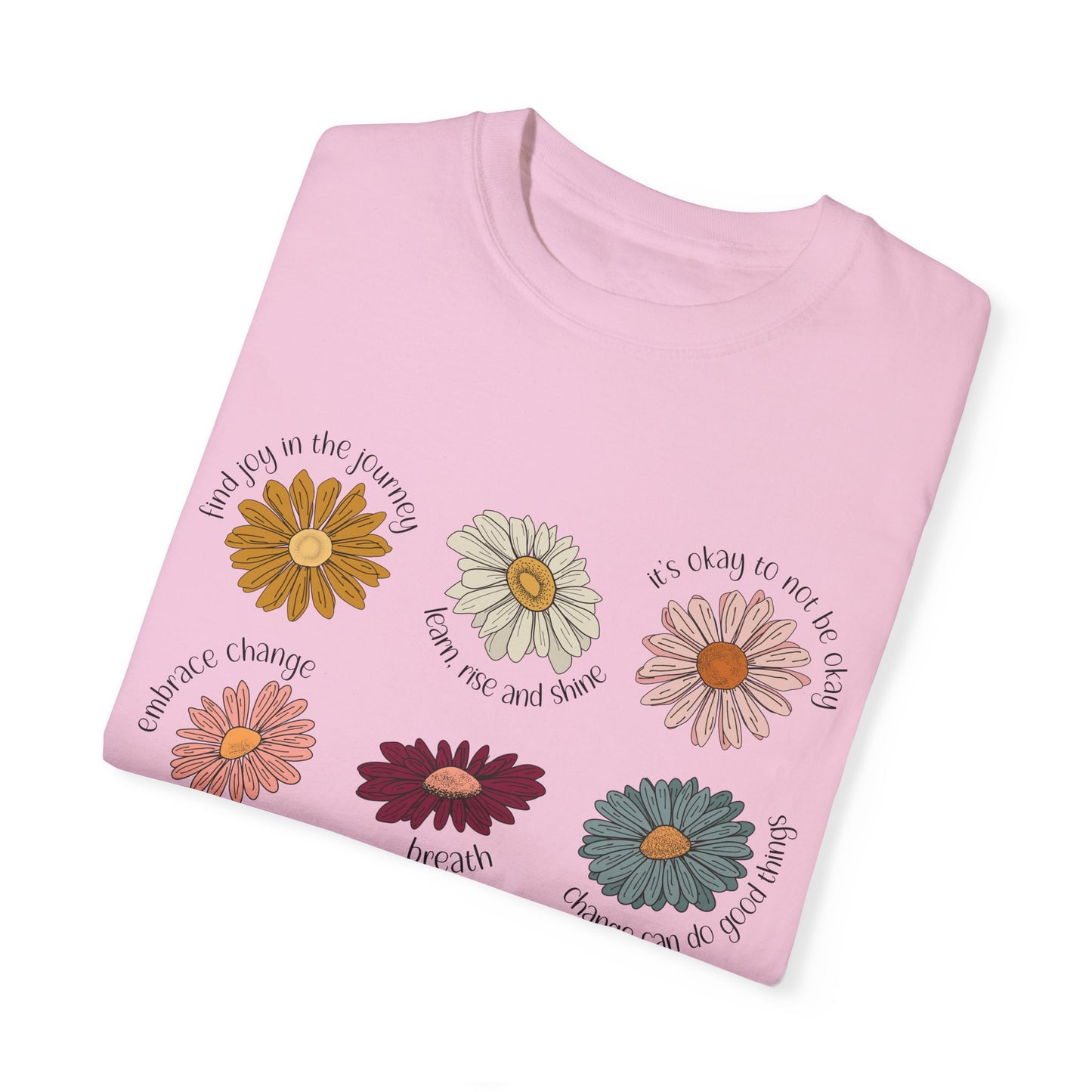 Unisex Garment-Dyed T-shirt DCG Flower