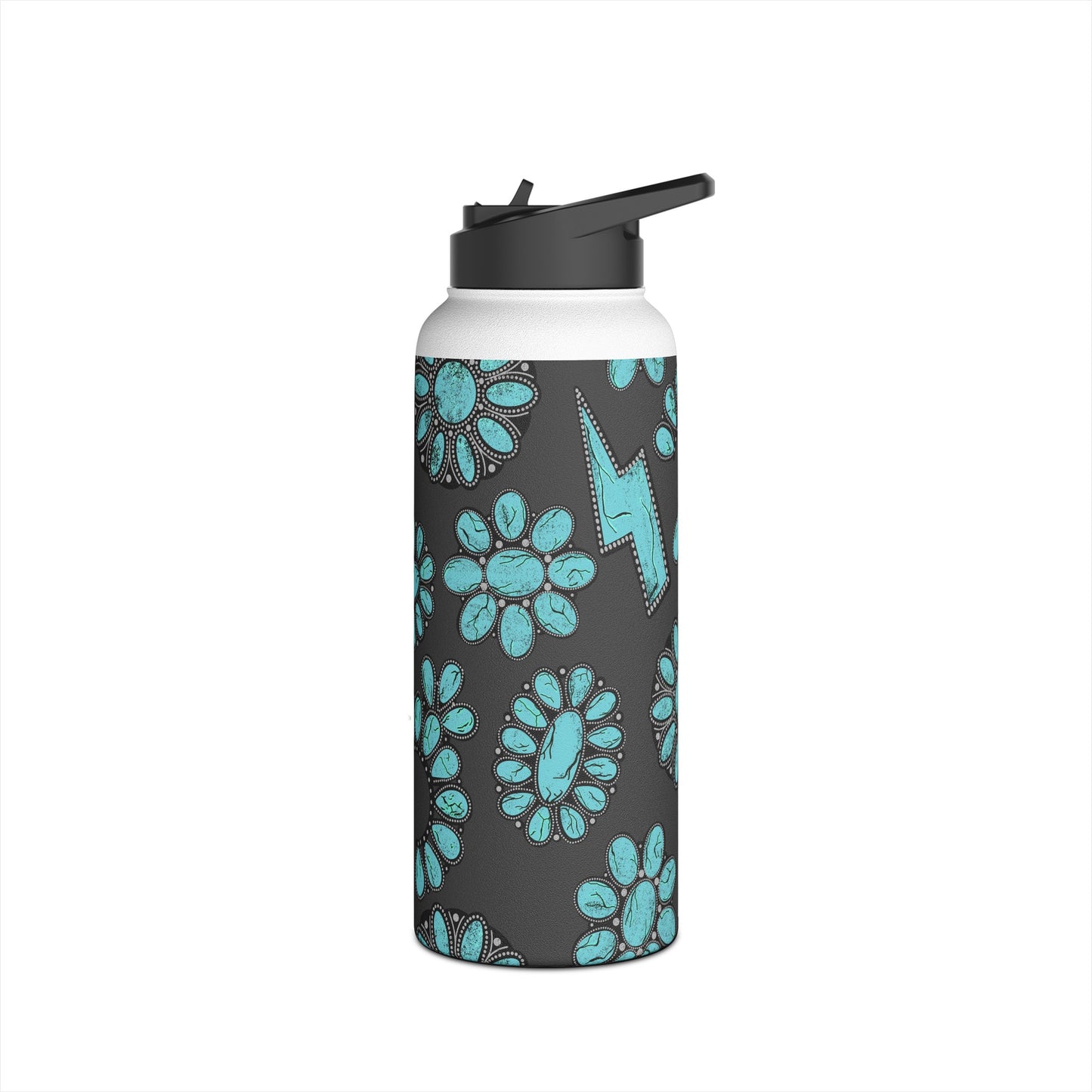 Turquoise Junkie Stainless Steel Water Bottle