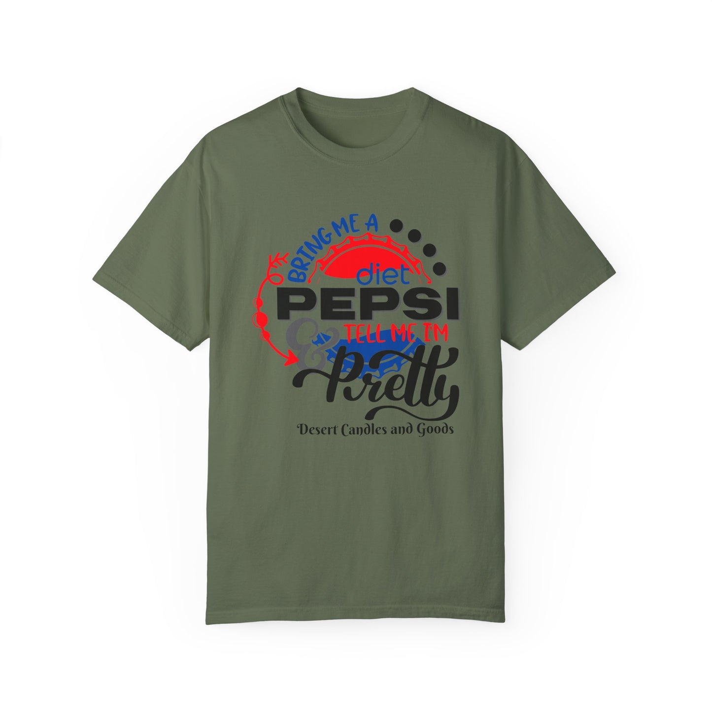 Unisex Garment-Dyed T-shirt Diet Pepsi