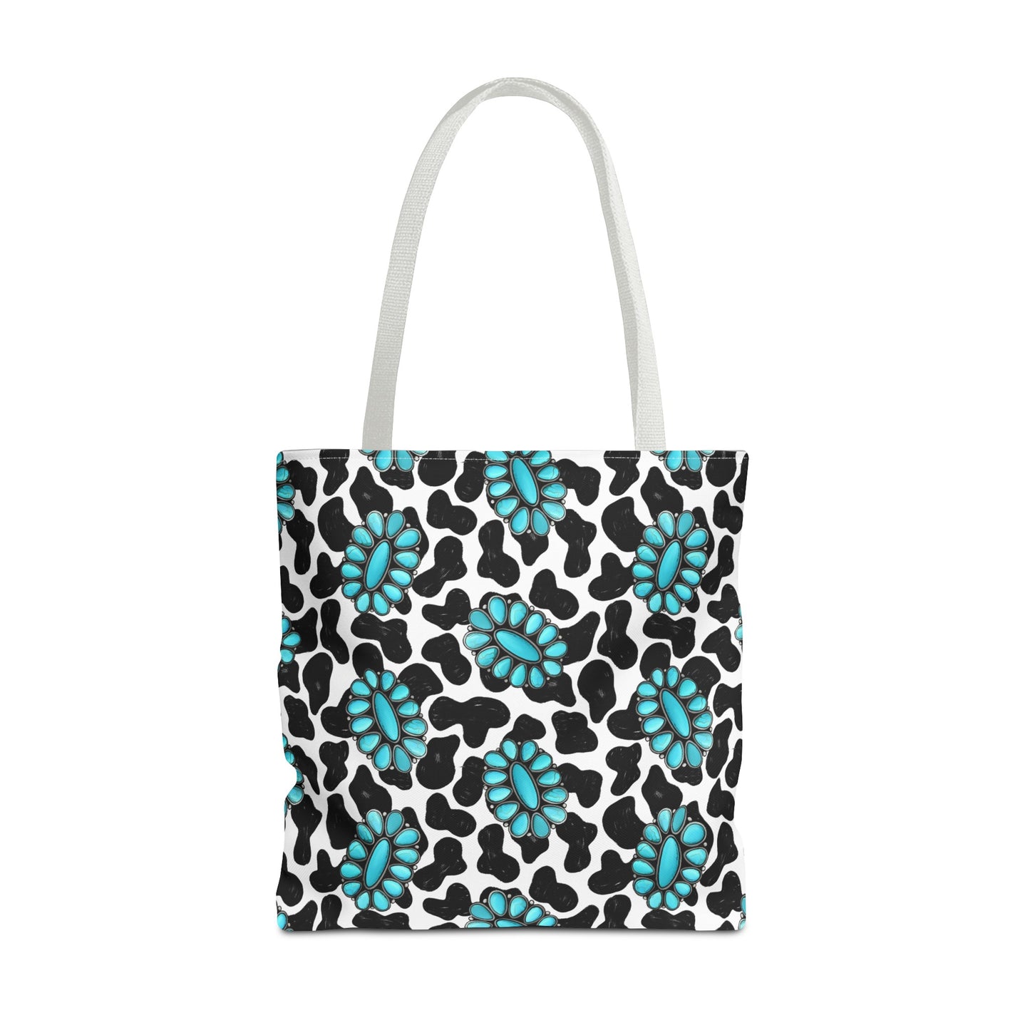 Turquoise Love Tote Bag