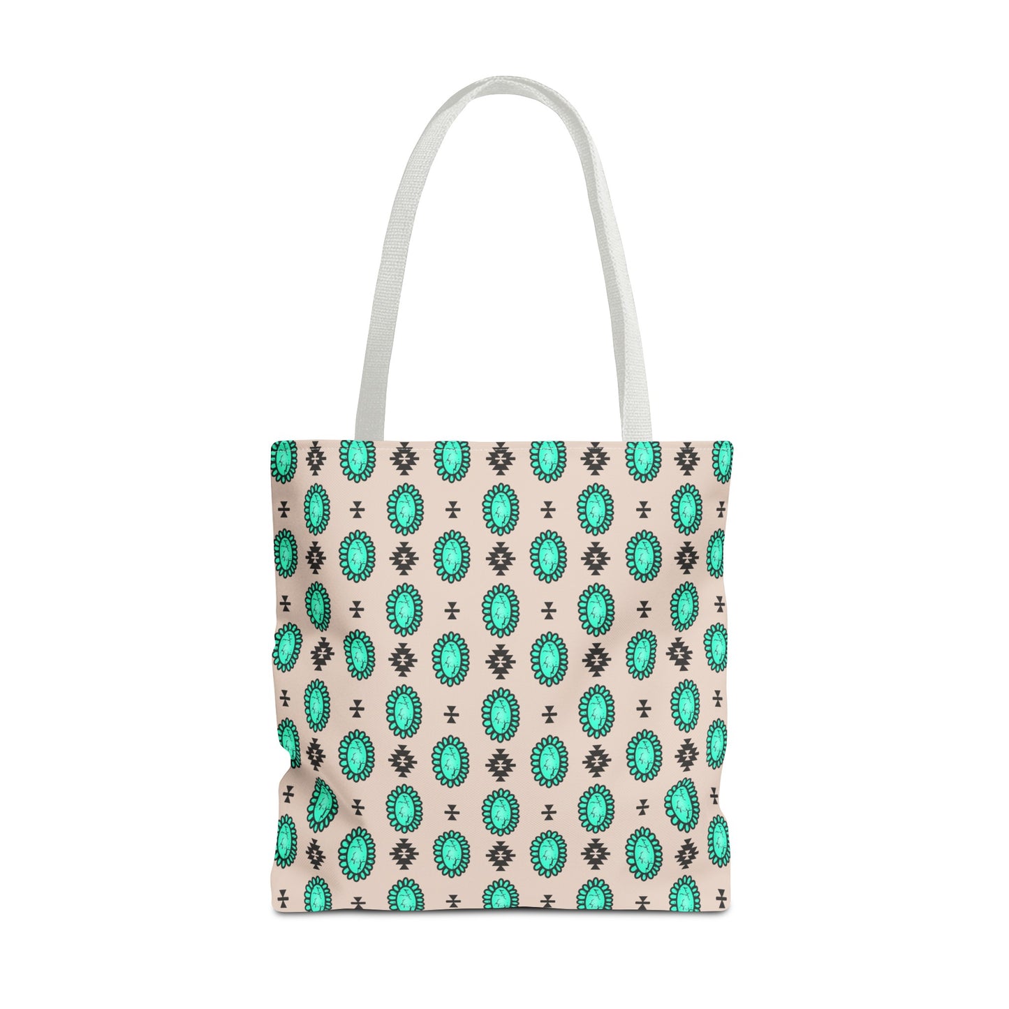 Turquoise Me Down Tote Bag