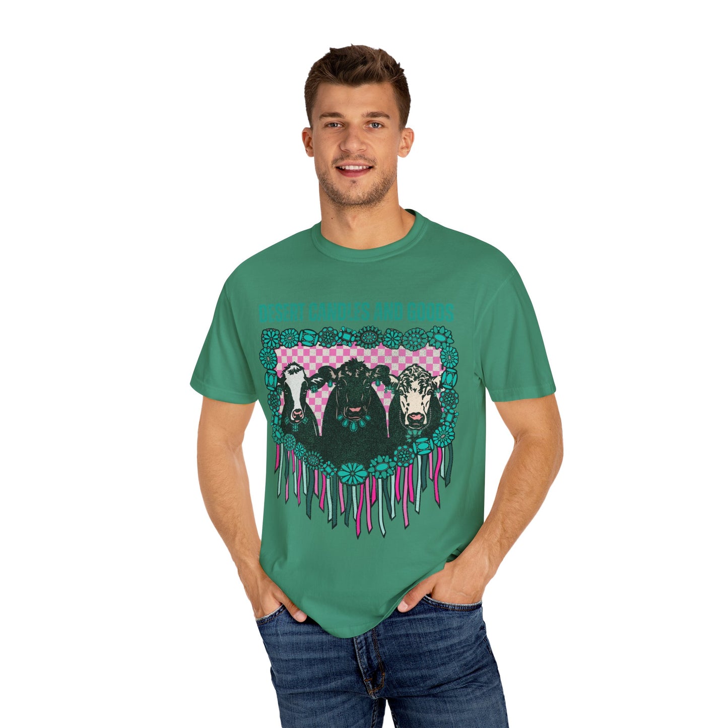 Cow Unisex Garment-Dyed T-shirt