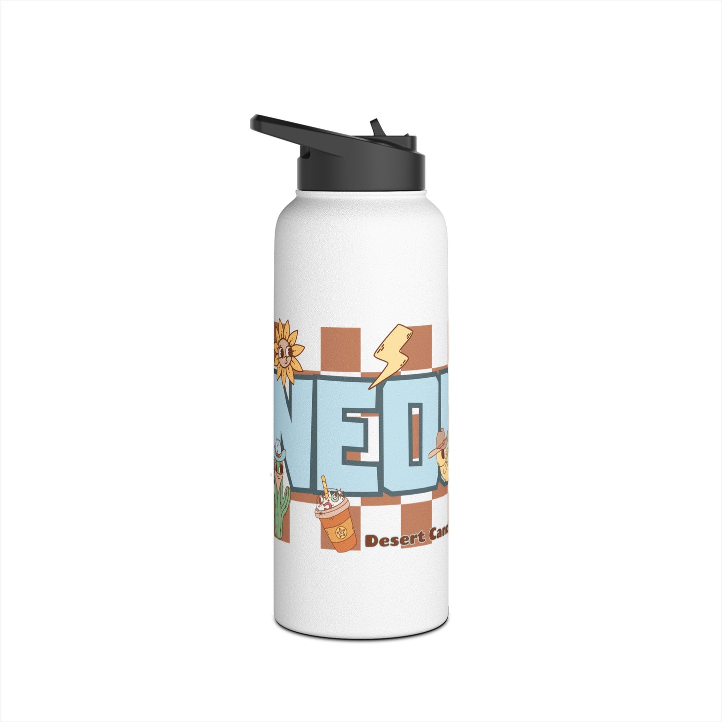 NEEOOUGGHH Stainless Steel Water Bottle, Standard Lid