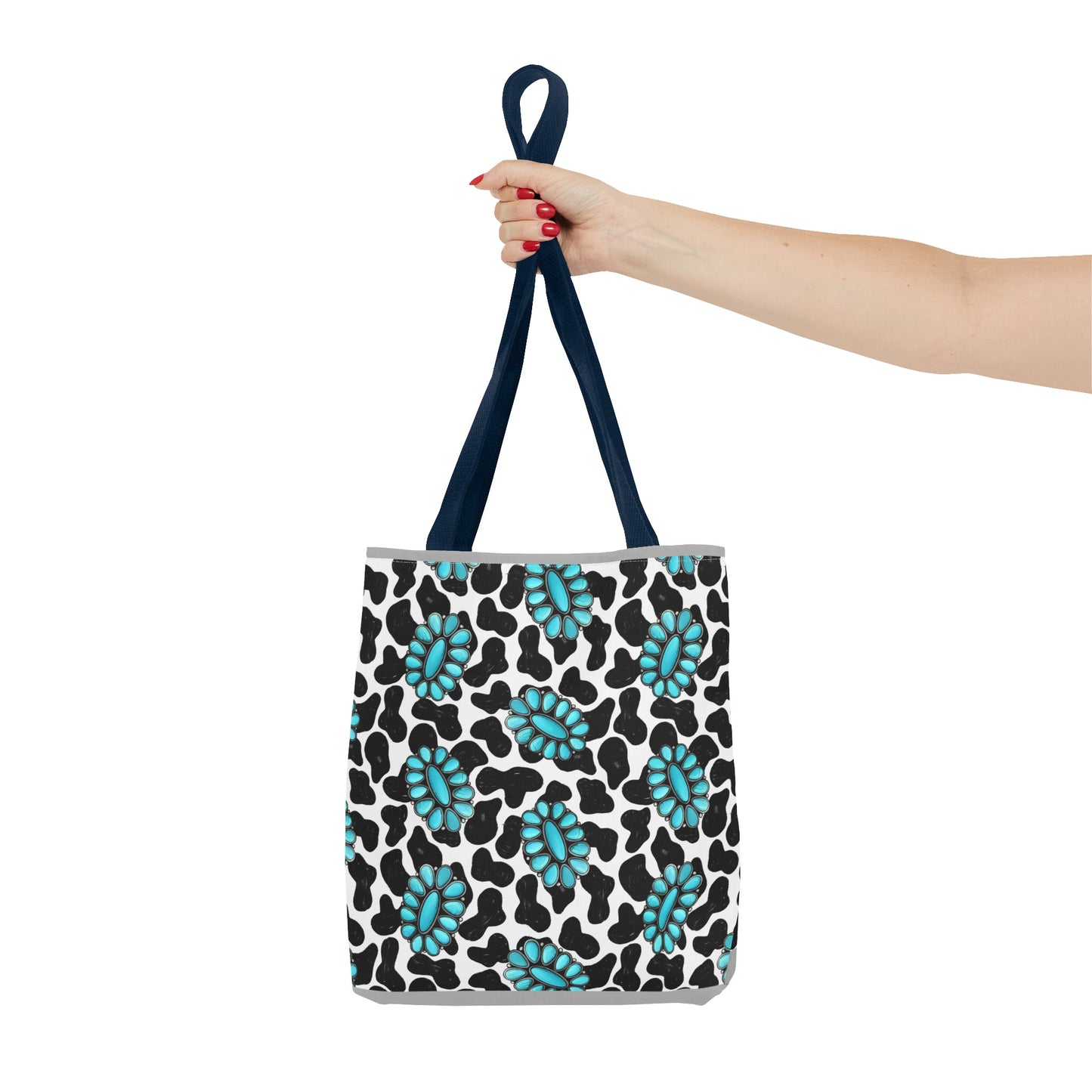 Turquoise Love Tote Bag