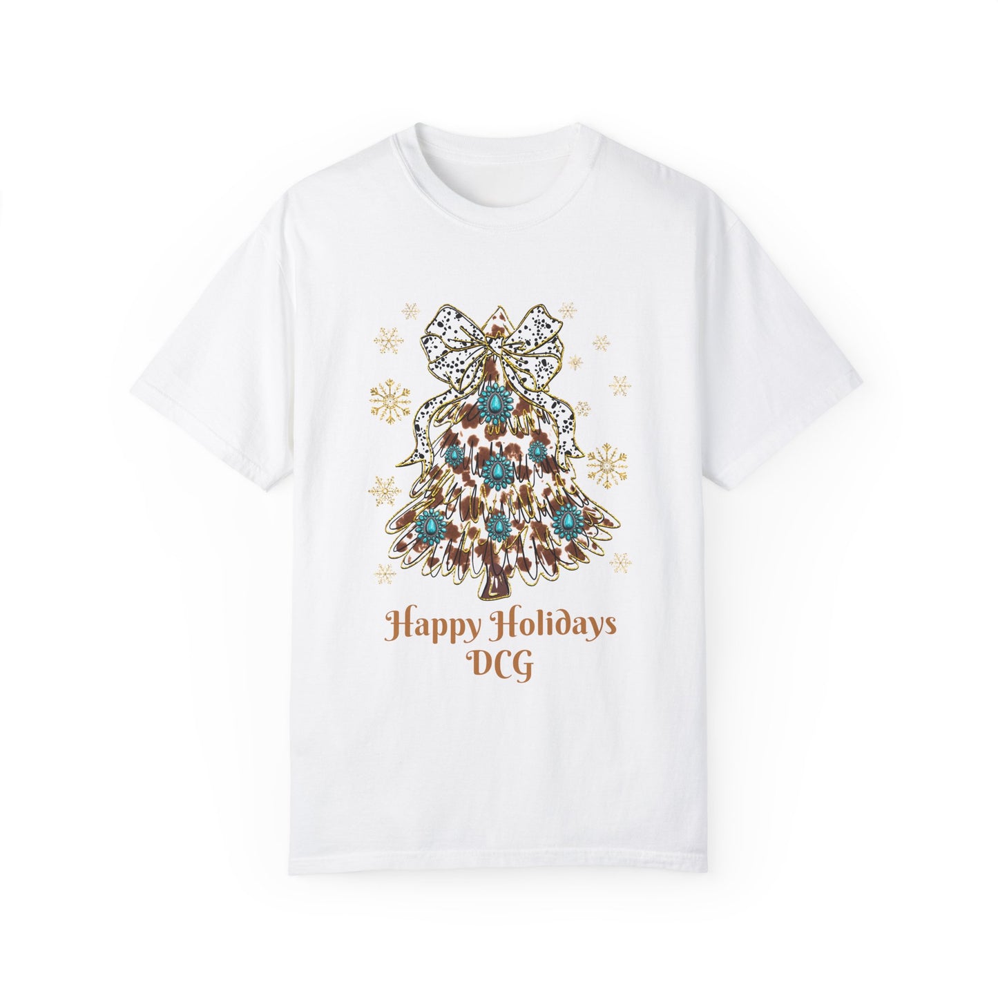 Unisex Garment-Dyed T-shirt Happy Holidays