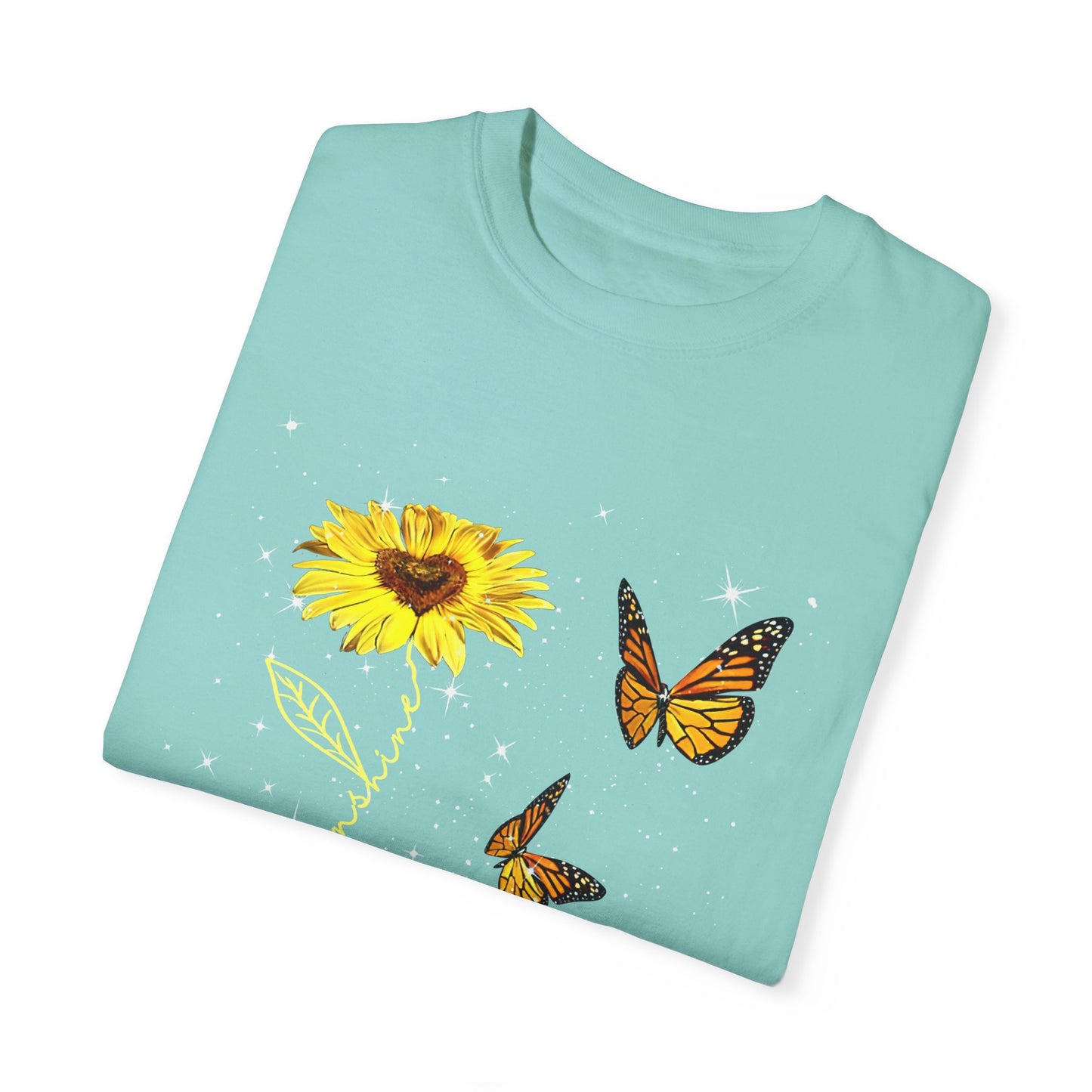Sunflower and butterflies Tee