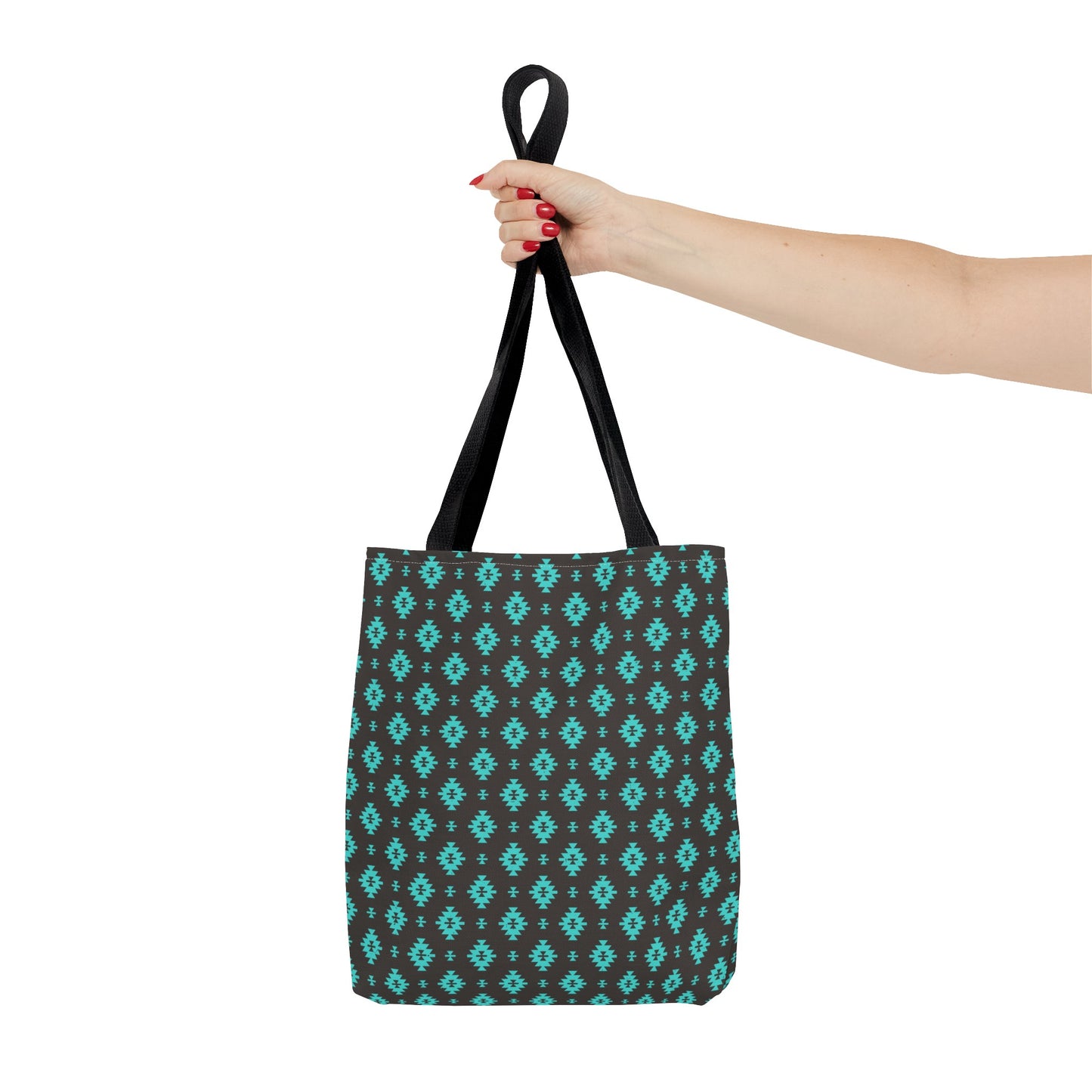 Turquoise Design Tote Bag