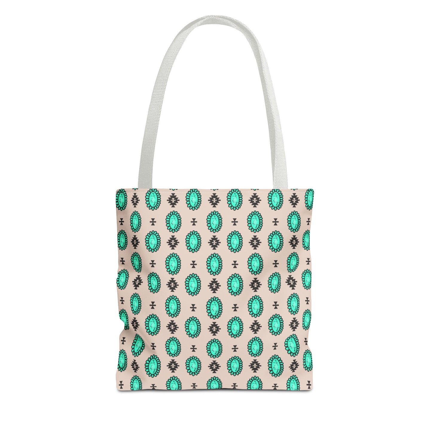 Turquoise Me Down Tote Bag